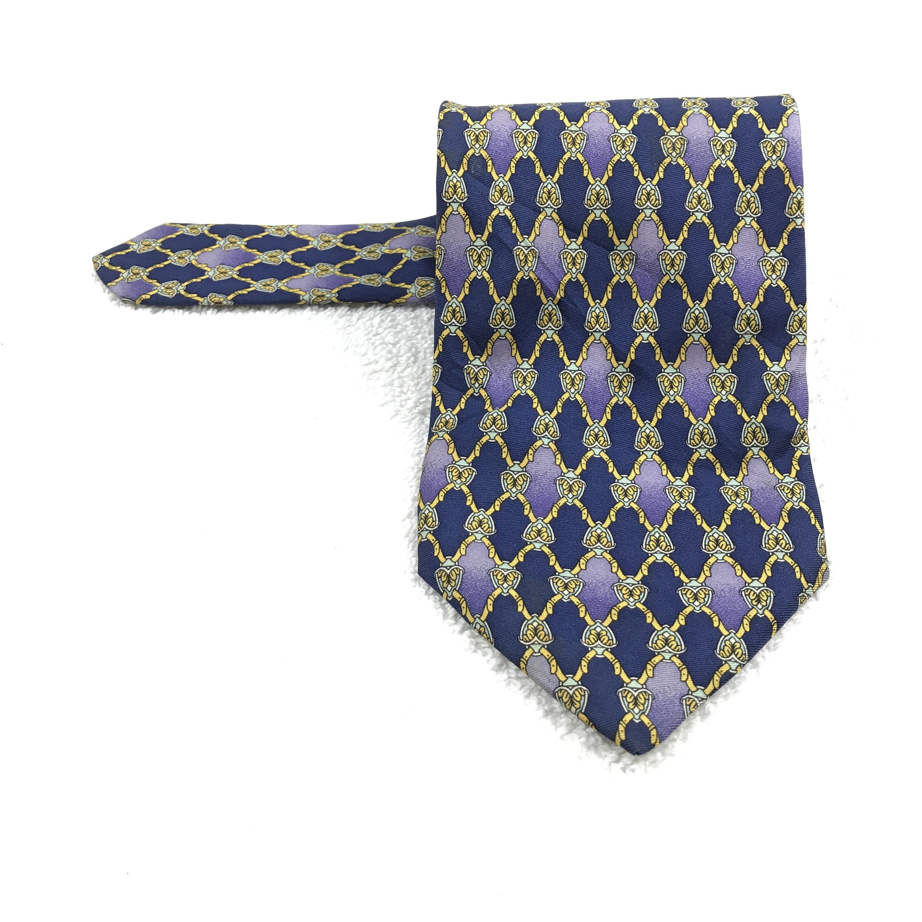 Vintage Vintage Paolo Di Stefano Silk Necktie Size ONE SIZE - 1 Thumbnail