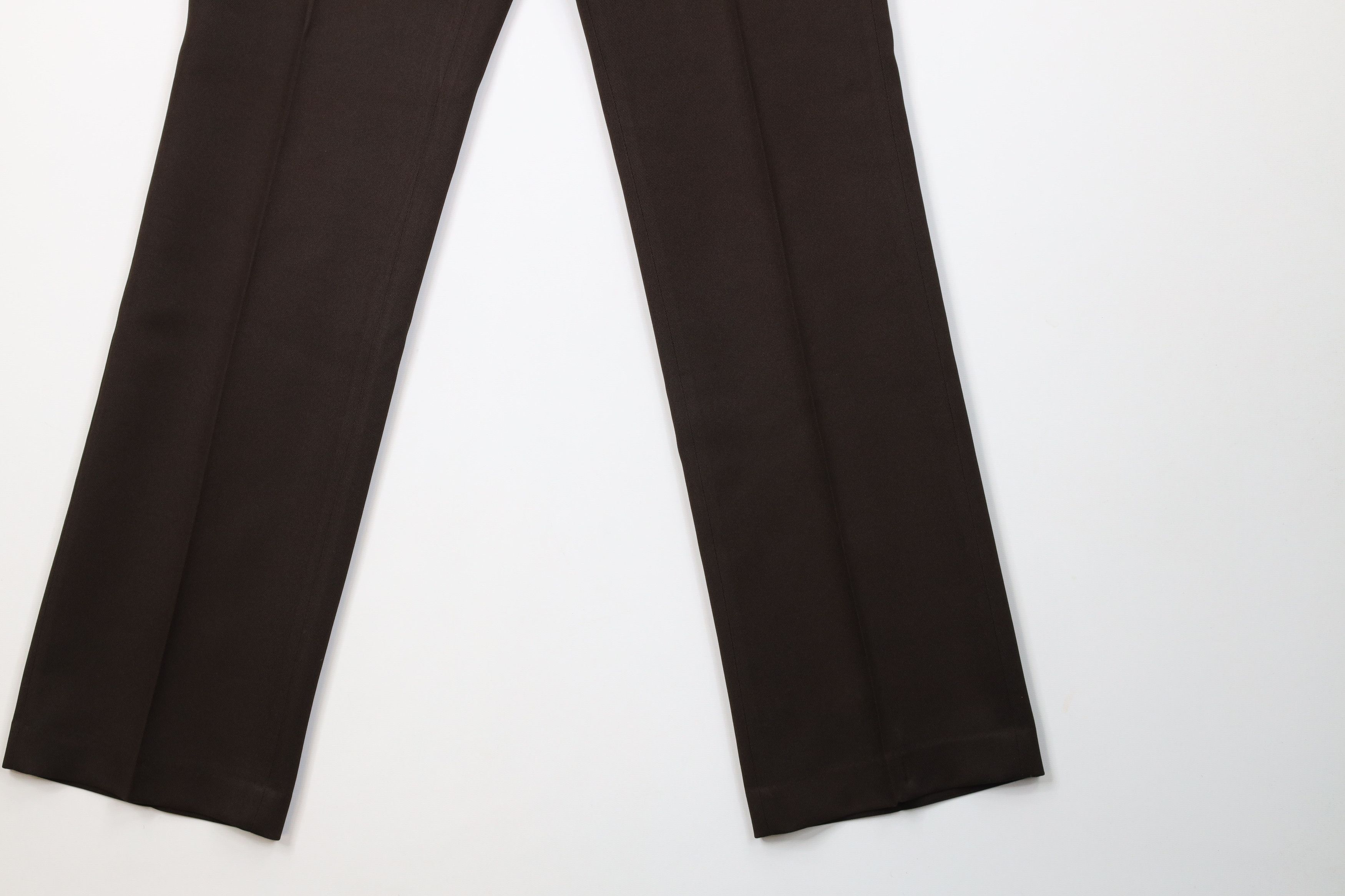 Vintage Vintage 70s Streetwear Knit Flared Chino Pants Brown USA Size US 28 / EU 44 - 4 Thumbnail