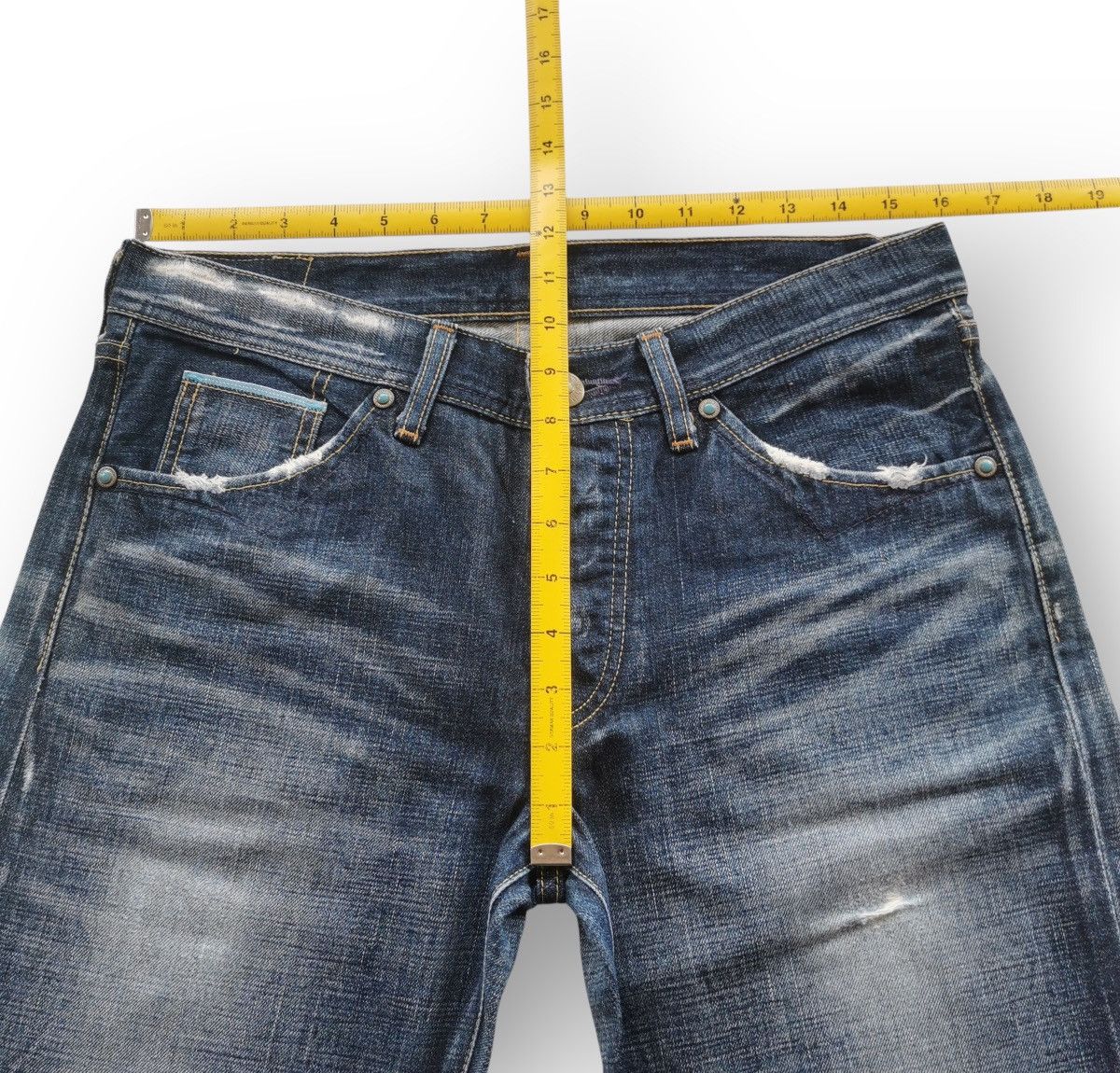 Levi's 2000s Vintage Levis Japan Selvedge Blue Line Jeans Size US 32 / EU 48 - 11 Thumbnail