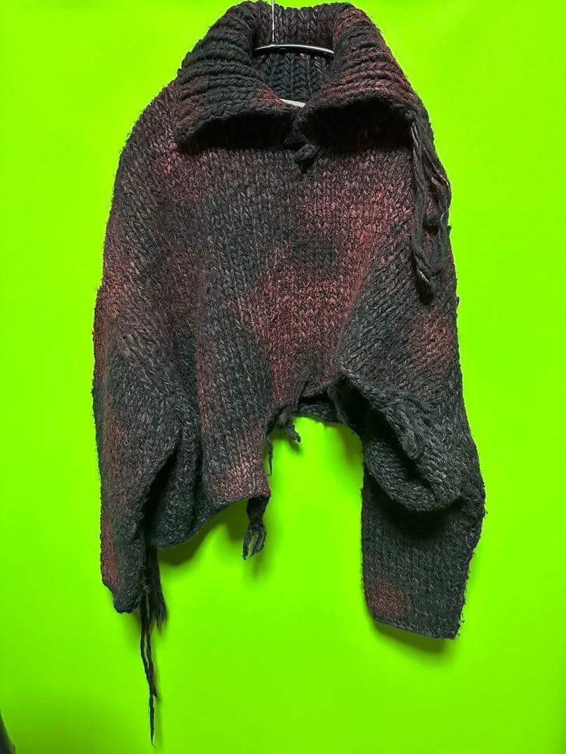 Yohji Yamamoto Pour Homme 20aw runway Yuka Asakura chunky knit Size US L / EU 52-54 / 3 - 1 Thumbnail