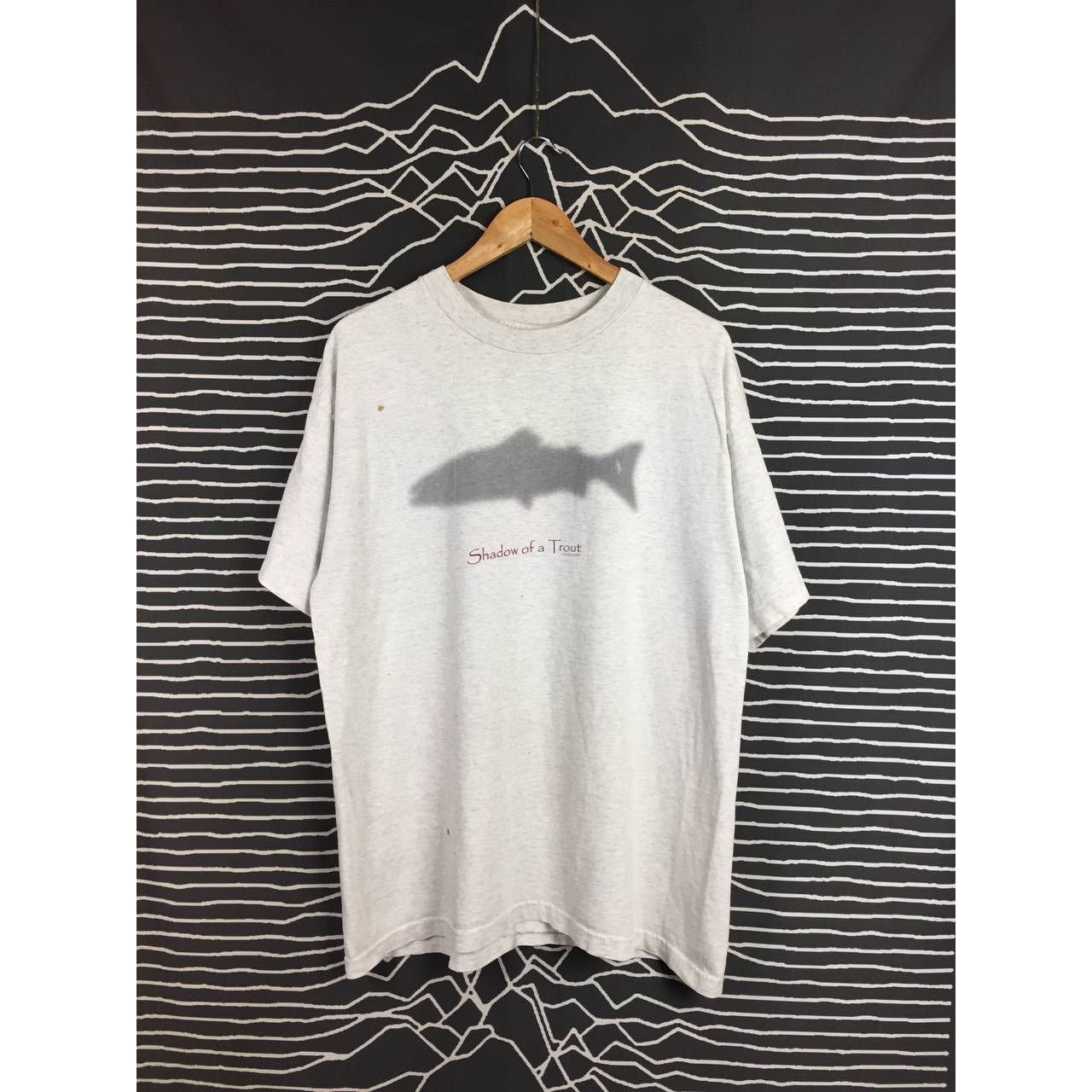 Vintage Vtg 90s Murina Shadow Of A Trout Made In Usa Tee Size US XL / EU 56 / 4 - 2 Thumbnail