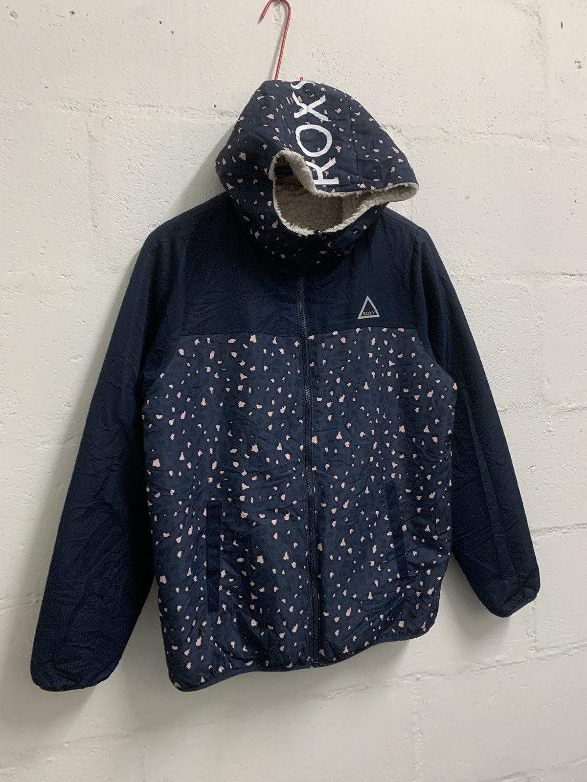 Japanese Brand Roxy Fleece Riversible Hoodie Jacket Size L / US 10 / IT 46 - 10 Thumbnail