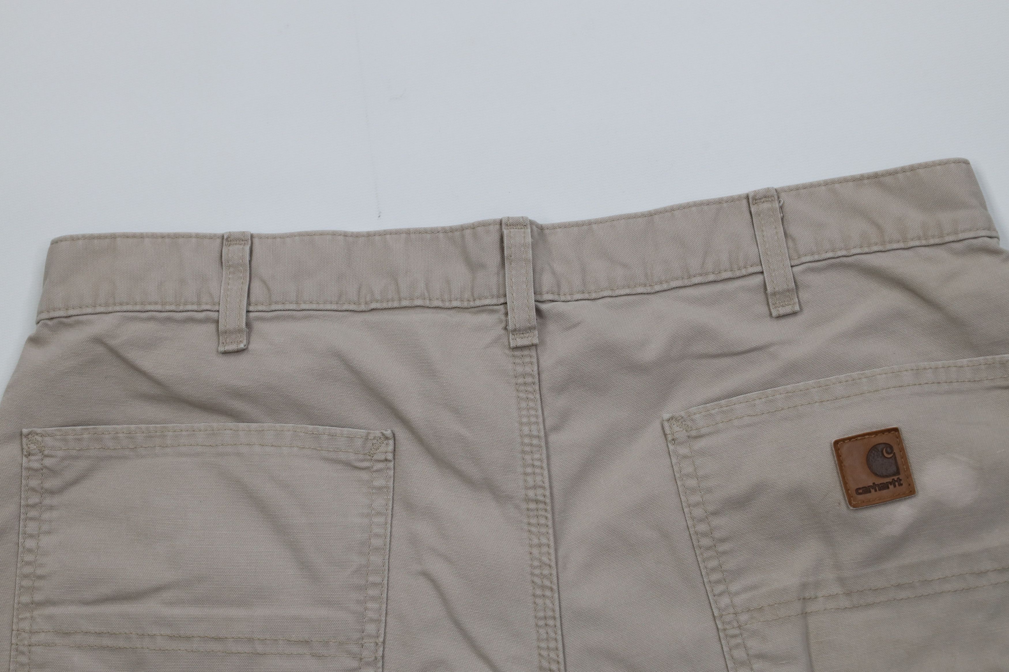 Carhartt Vintage Y2K Carhartt Above Knee Relaxed Fit Shorts Beige Size US 36 / EU 52 - 12 Thumbnail