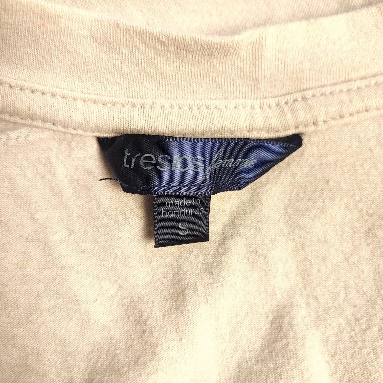 Other Tresics Femme Women's S Beige Long Sleeve V-neck Top Size S / US 4 / IT 40 - 3 Thumbnail