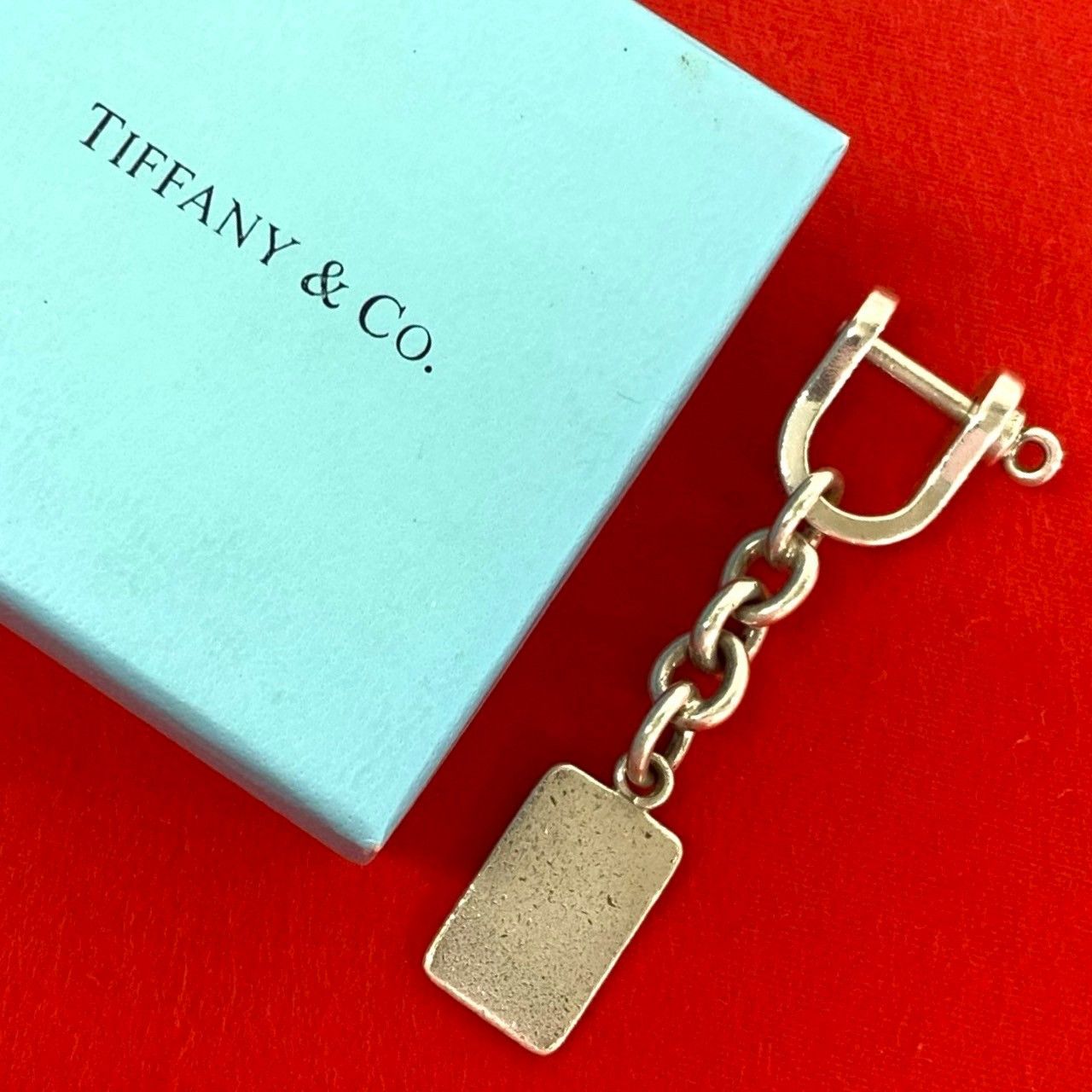 Tiffany & Co. Tiffany & Co. Tiffany & Co. Silver Key Holder Precious Metal Key Chain DUTY FREE for USA Size ONE SIZE - 1 Thumbnail