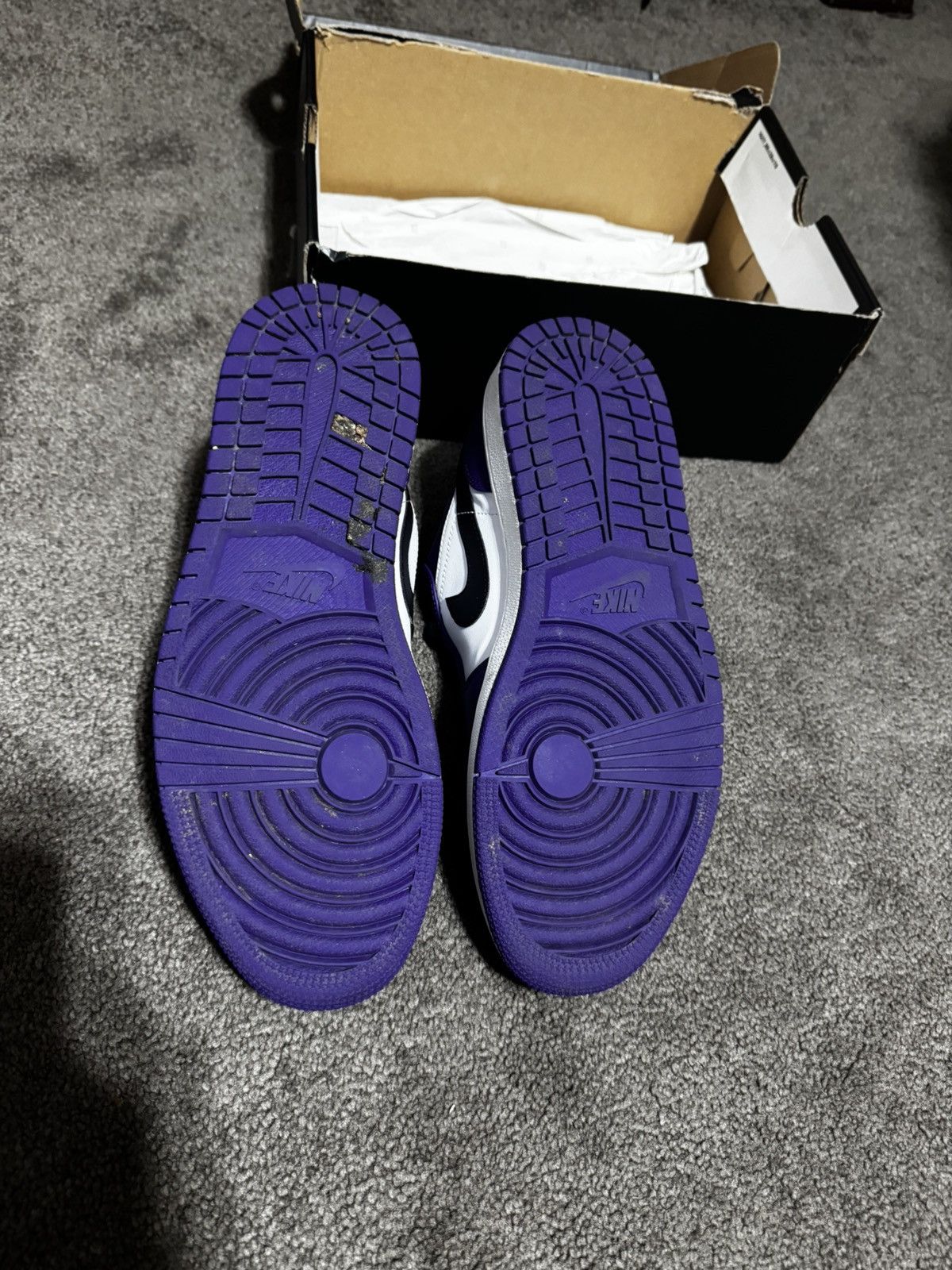 Jordan Brand Low Court Purple Jordan 1 Size US 9.5 / EU 42-43 - 5 Thumbnail