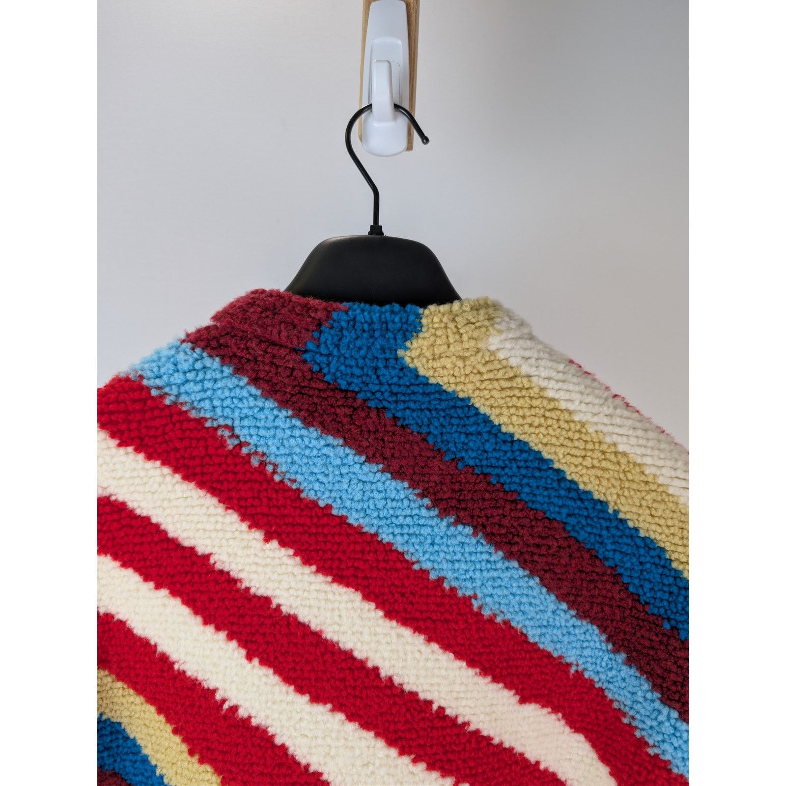 Bottega Veneta o1rshd1 Striped Loopy Knit Wool-Blend Sweater in Multicolor Size US M / EU 48-50 / 2 - 16 Thumbnail