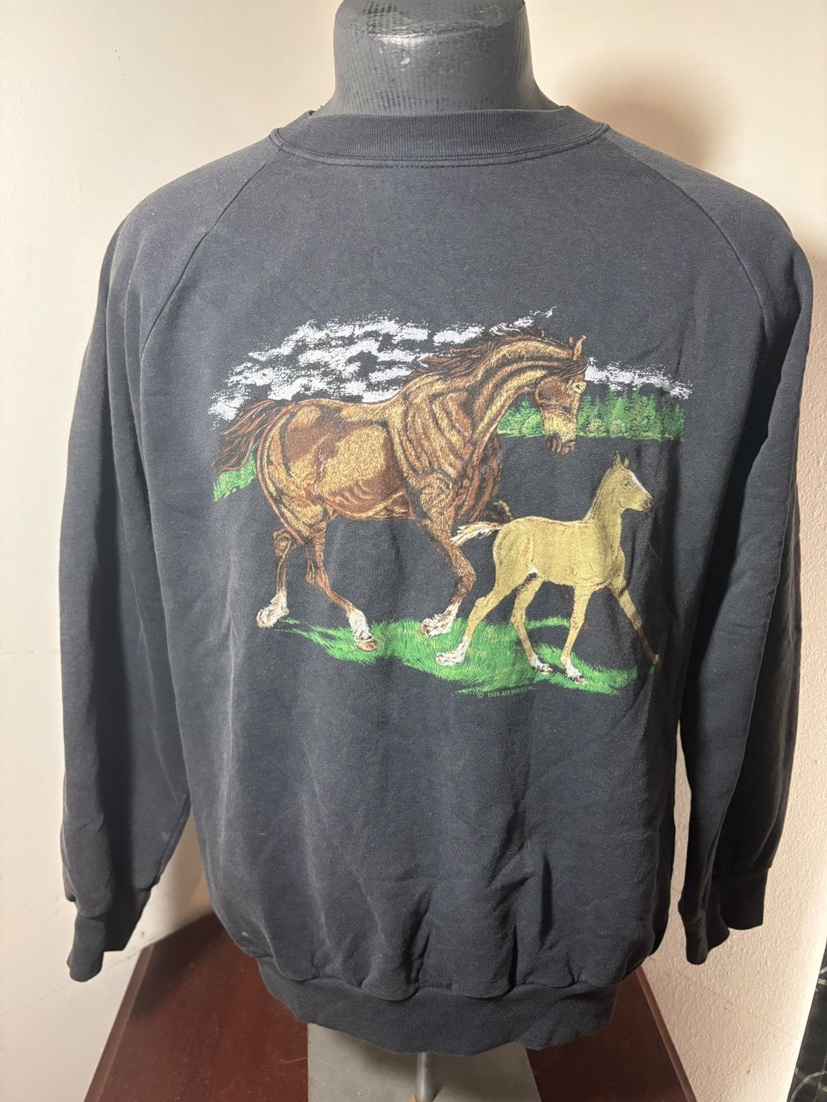 Other × Vintage Vintage 80s horse pull over Size US L / EU 52-54 / 3 - 1 Thumbnail