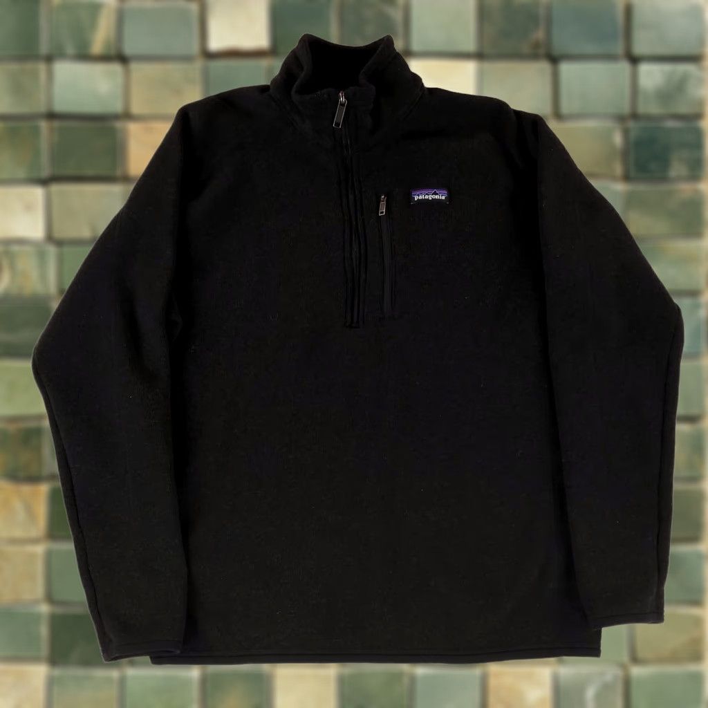 Patagonia Patagonia Pullover Better Sweater 1/4 Zip Fleece Black Long Sleeve Mens L Size US L / EU 52-54 / 3 - 1 Thumbnail