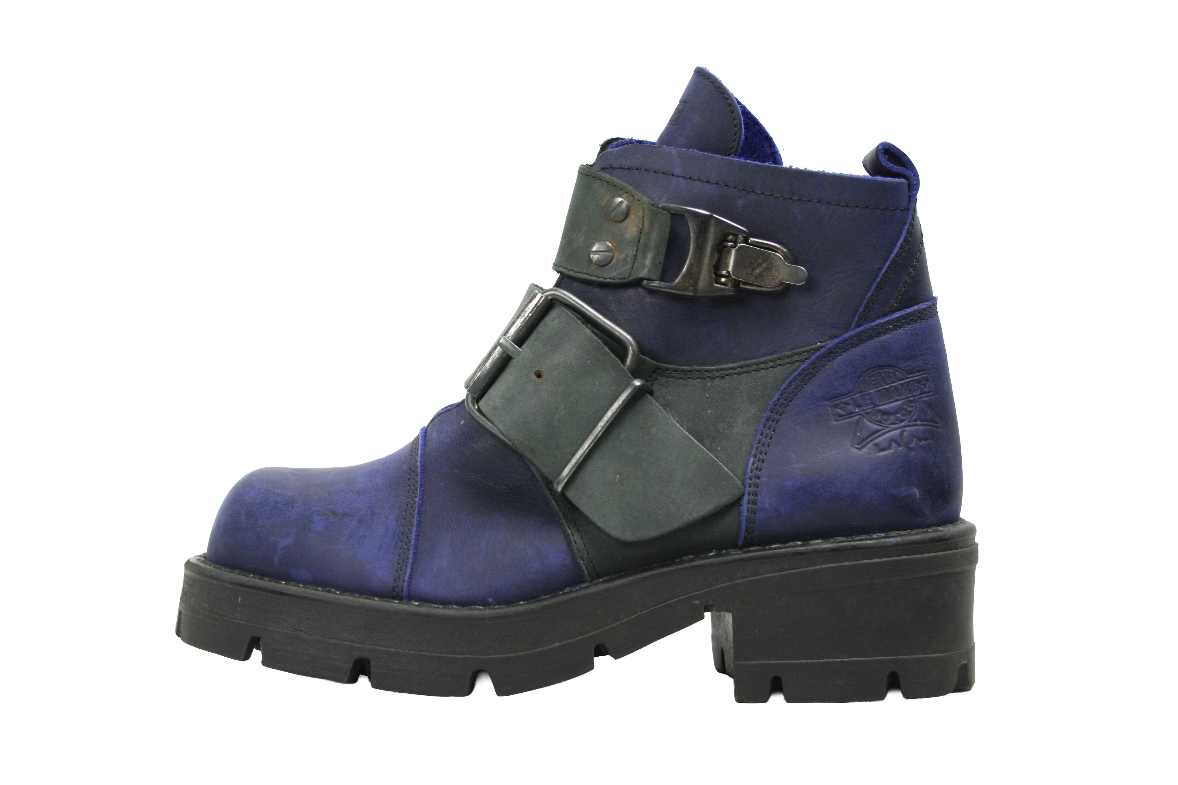 Japanese Brand 00S Lacal Le Mans Platform Biker Y2K Boots Vintage Size US 8 / IT 38 - 2 Thumbnail
