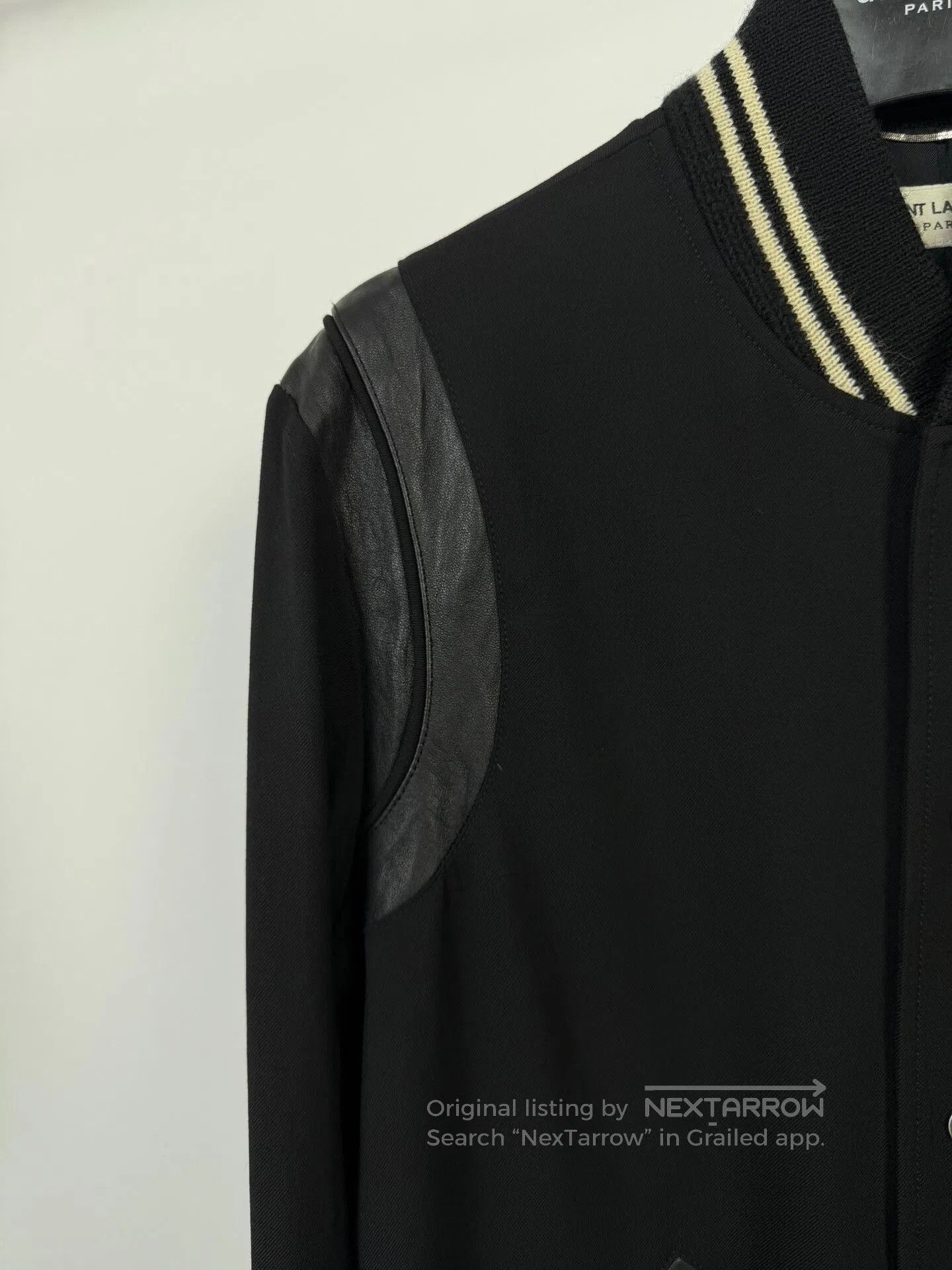Saint Laurent Paris Saint Laurent Black Baseball Jacket. Size US L / EU 52-54 / 3 - 3 Thumbnail