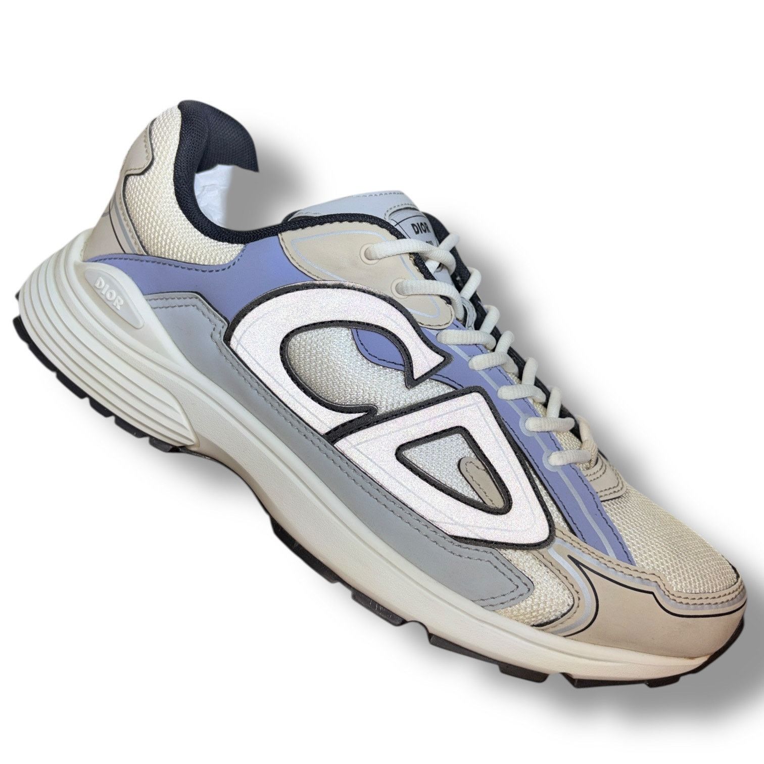 Dior Dior B30 Blue Tan Grey Sneakers | Size 45(12US) Size US 12 / EU 45 - 4 Thumbnail