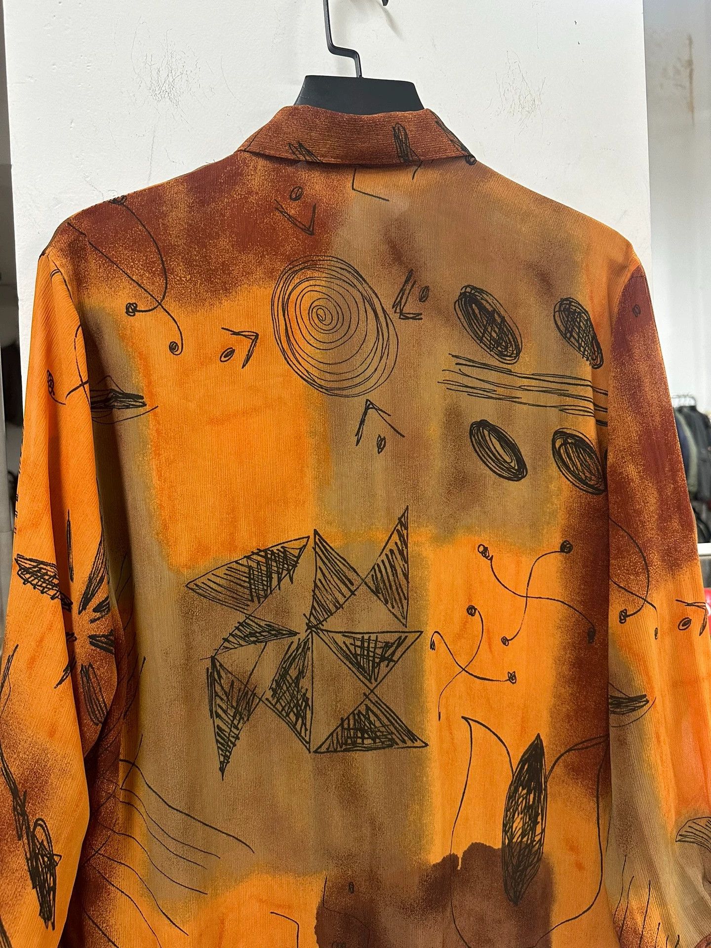 Comme des Garcons Comme des Garcons tricot 90s graf dyed shirt 49/124/72 Size US M / EU 48-50 / 2 - 5 Thumbnail