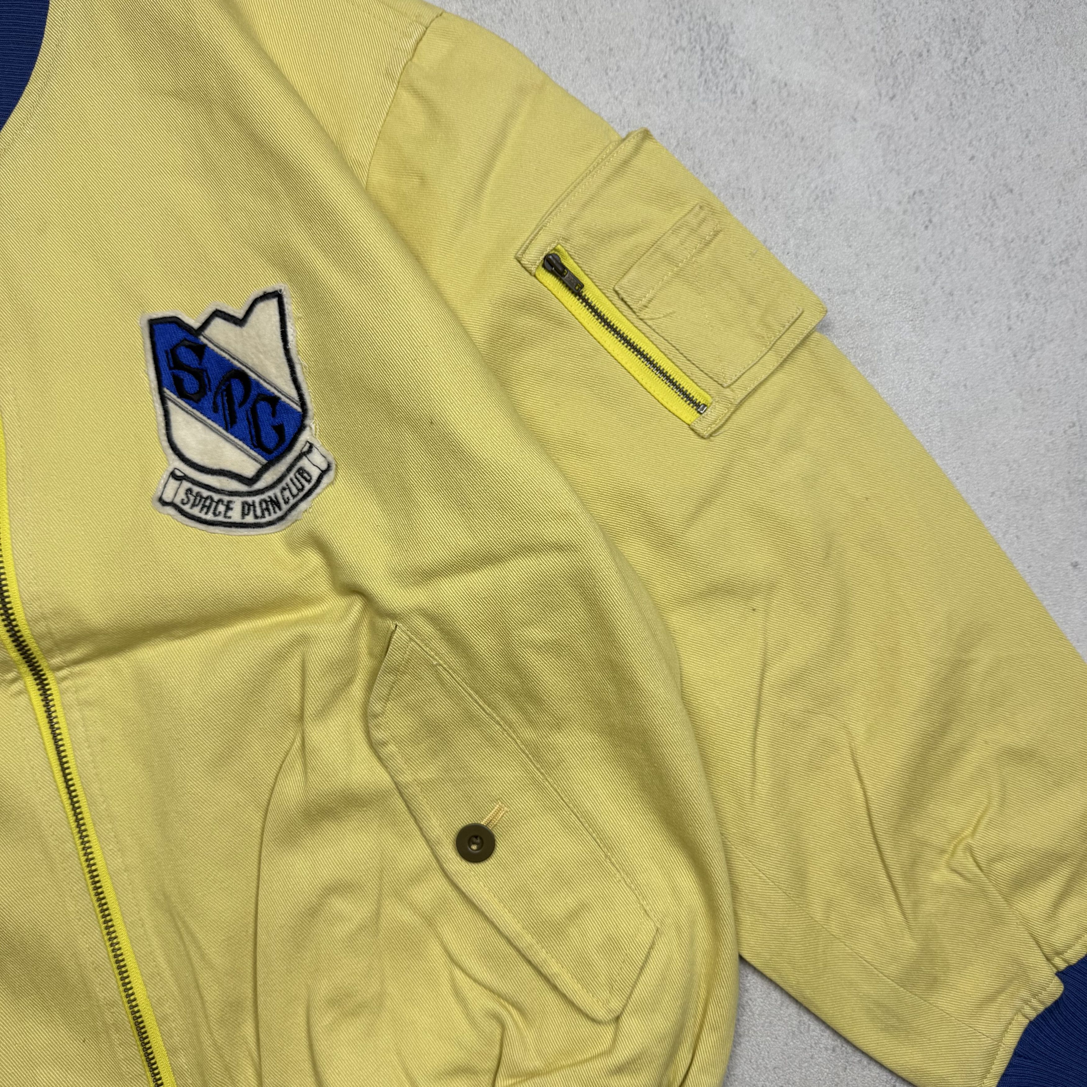 Japanese Brand Vintage 90s Space Plan Varsity Jacket Size US L / EU 52-54 / 3 - 7 Thumbnail