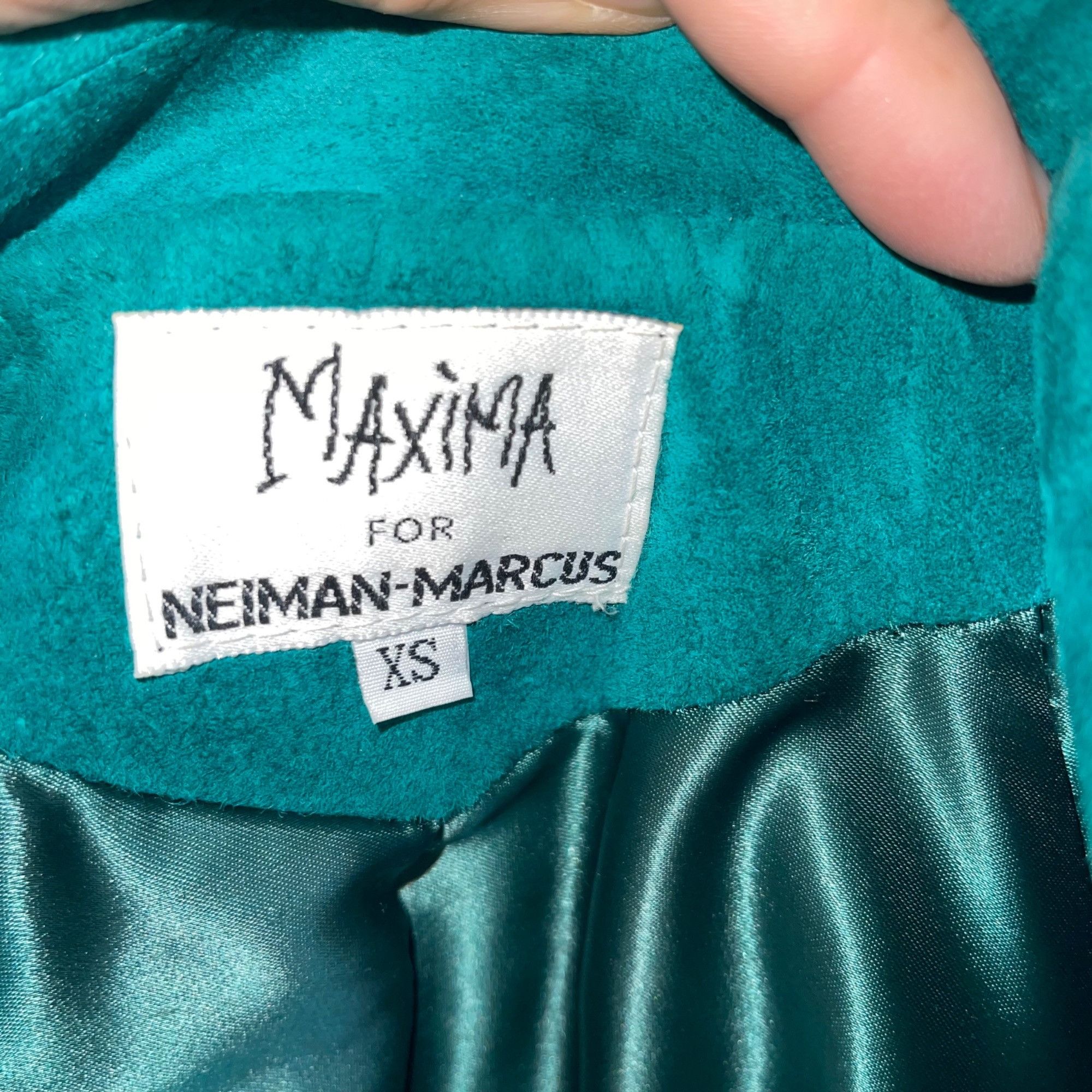 Vintage Maxima For Neiman Marcus Vintage Womens Jacket Size XS / US 0-2 / IT 36-38 - 4 Thumbnail