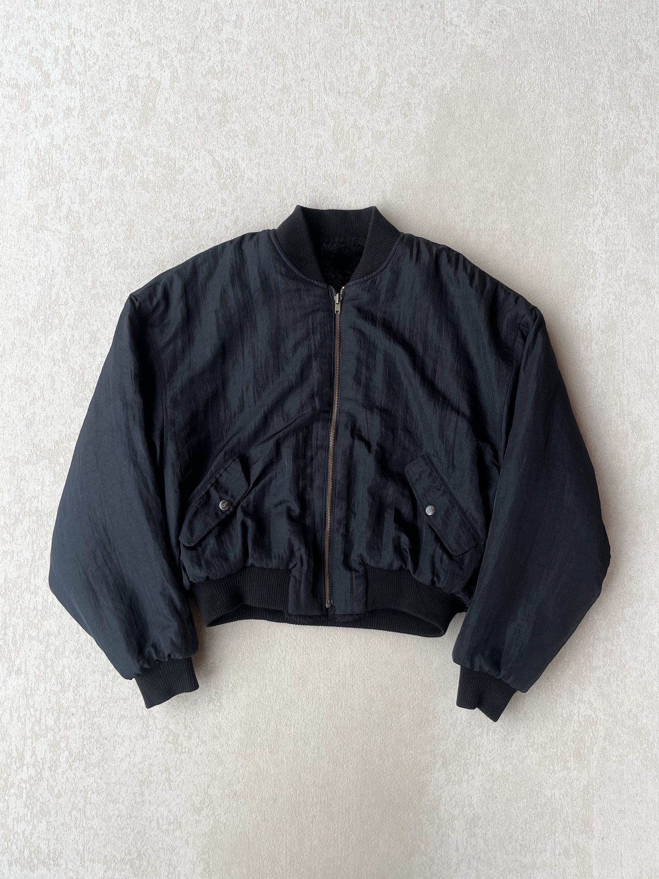 Michiko Koshino London 00’s Michiko Koshino Mohair Bomber Jacket Size US XL / EU 56 / 4 - 3 Thumbnail