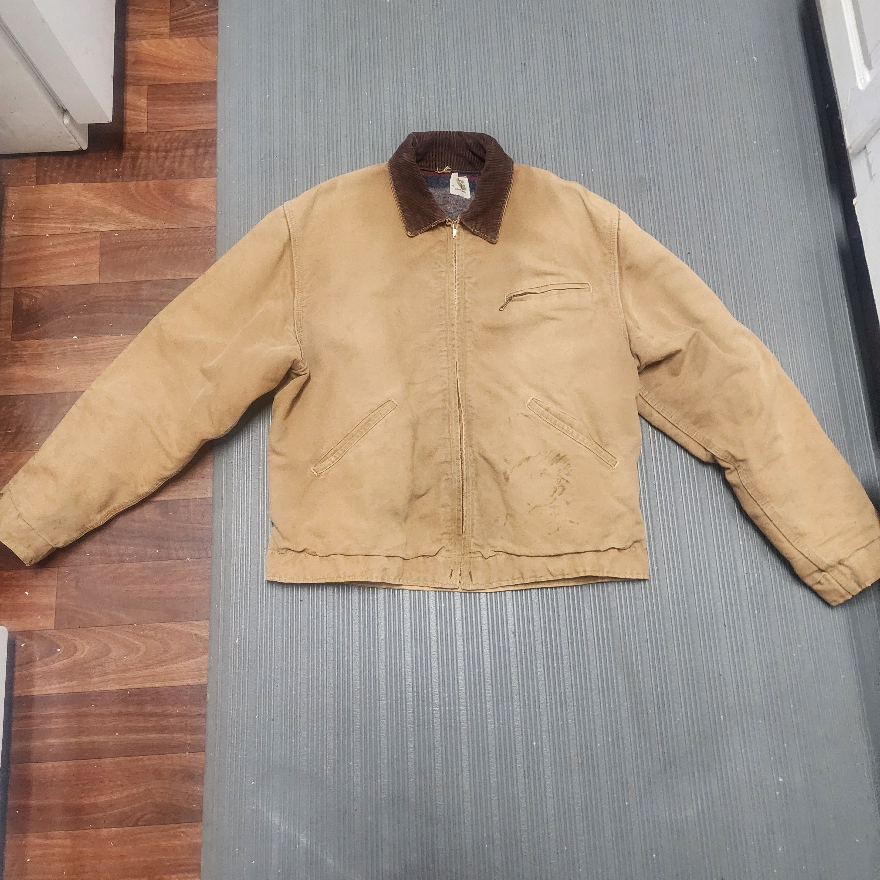 Carhartt 1960’s Carhartt Big C Detroit Jacket 42 Large RARE Size US L / EU 52-54 / 3 - 11 Thumbnail