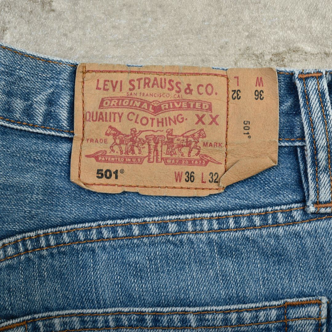 Levi's × Levi's Vintage Clothing × Vintage LEVIS 501 VINTAGE DENIM JEANS BLUE Size US 36 / EU 52 - 3 Thumbnail