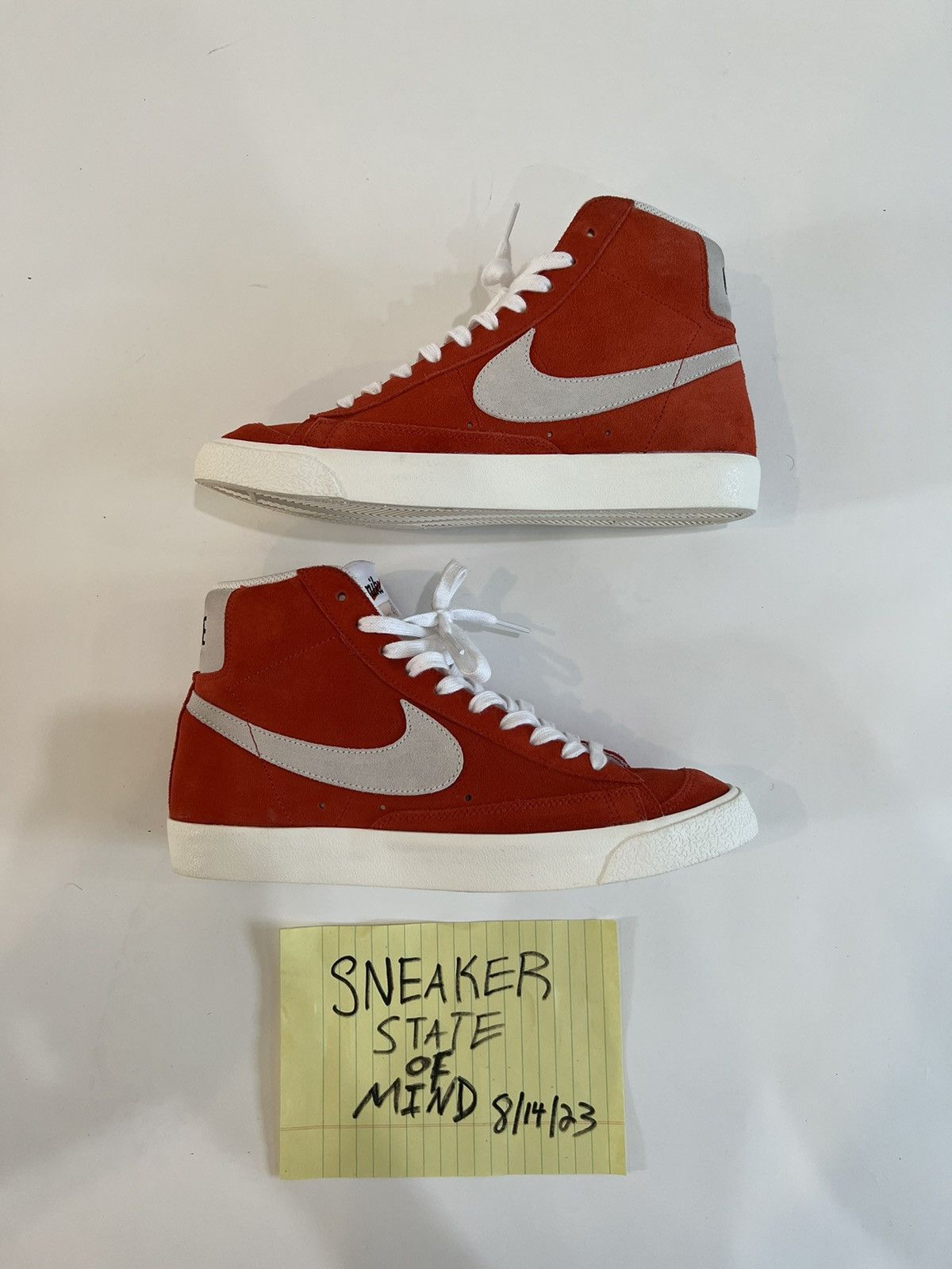 NIKE BLAZER MID '77 SUEDE “HABANERO RED” SIZE: Worn 1x