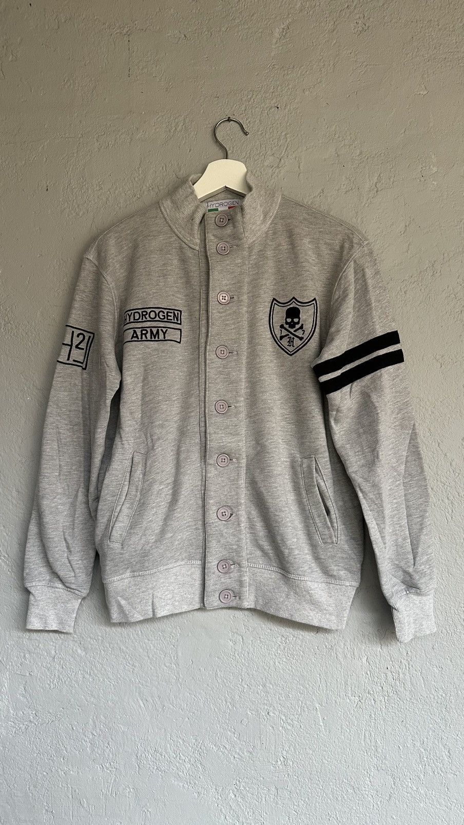 HYDROGEN Hydrogen army H2J Cardigan pullover Sweater Size US M / EU 48-50 / 2 - 1 Thumbnail