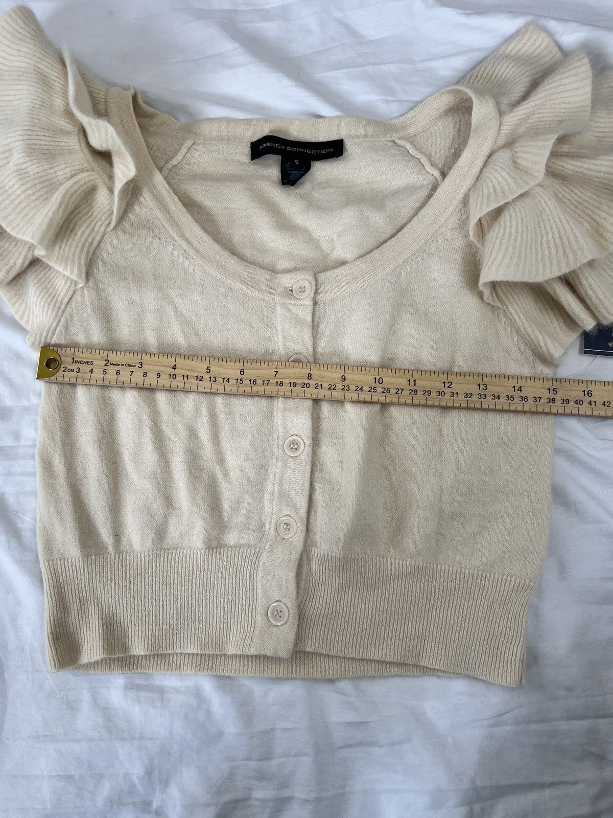 French Connection French connection cream rabbit hair angora top Size S / US 4 / IT 40 - 8 Thumbnail