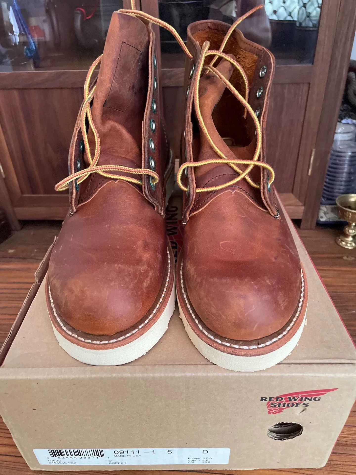 Red Wing Red Wing 9111 Engineer Boots Size US 5 / EU 37 - 1 Thumbnail