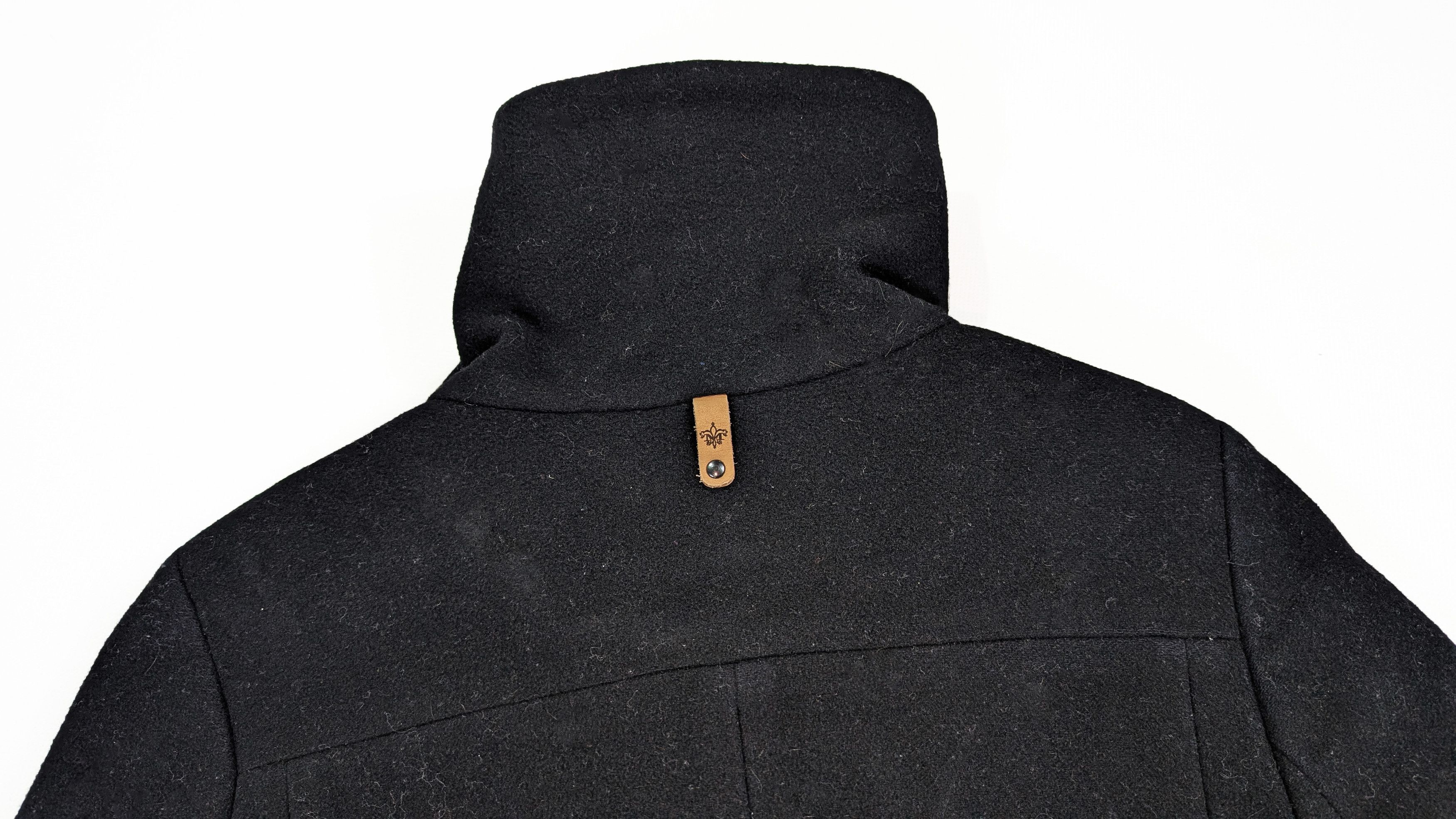 Mackage MACKAGE Wool Cashmere Leather Trim Black Coat Size S Size S / US 4 / IT 40 - 11 Thumbnail