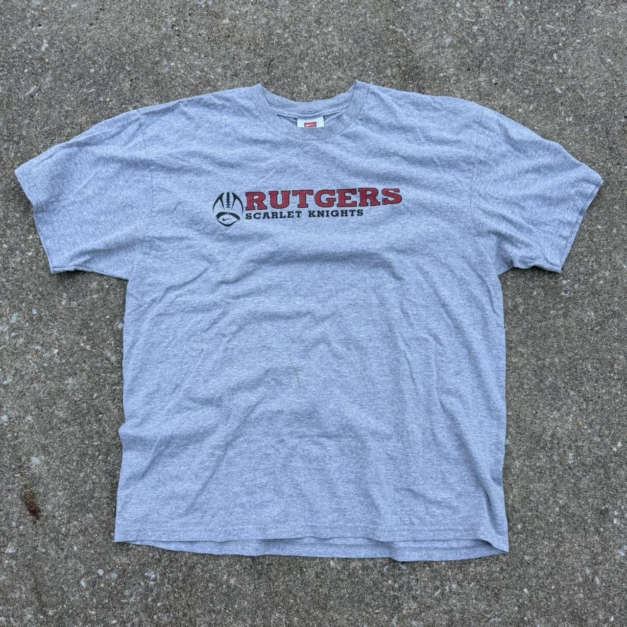 Nike Vintage Nike Rutgers Scarlet Knights football tee Size XL Size US XL / EU 56 / 4 - 1 Thumbnail
