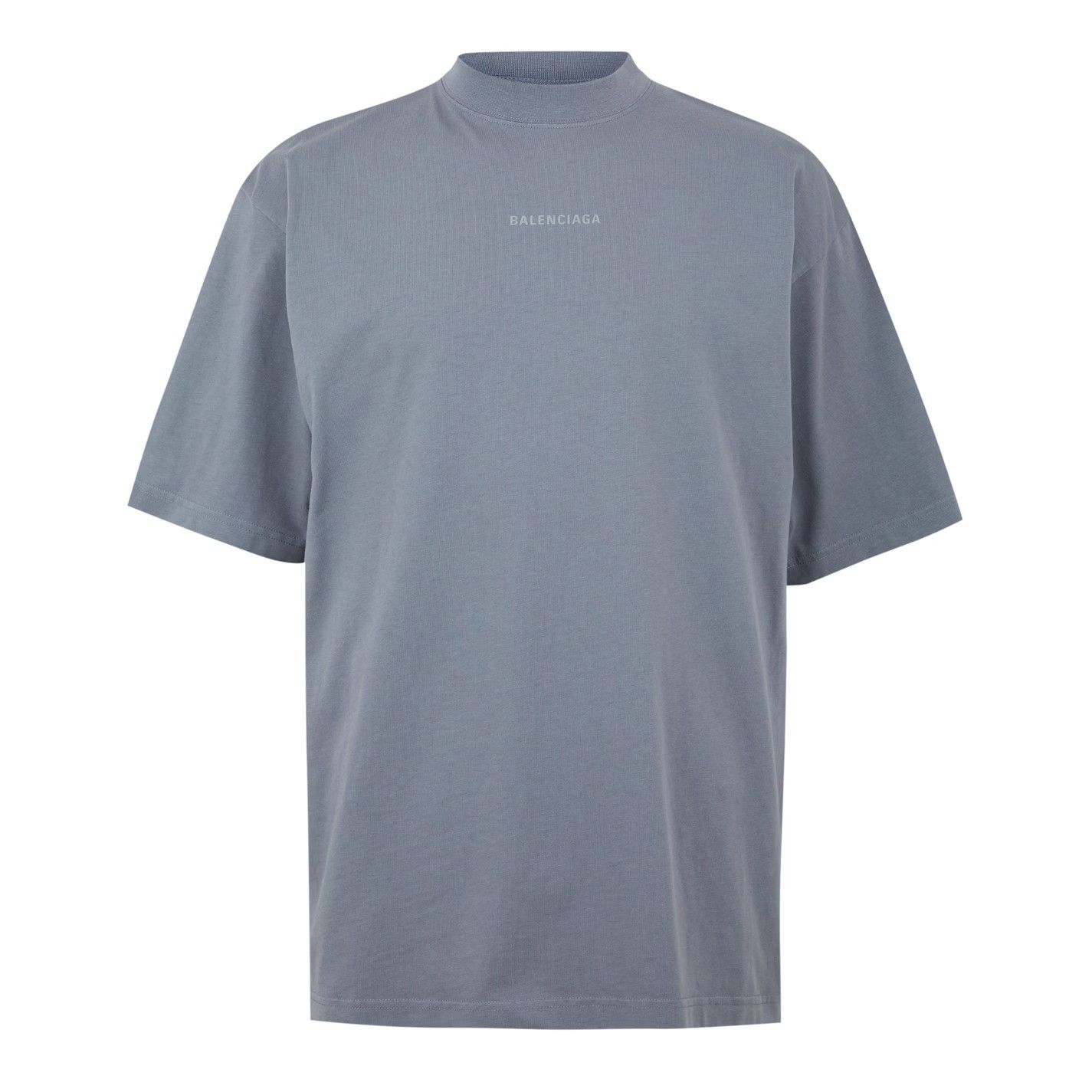 Balenciaga o1g2r1mq0226 Back Reflective T-Shirt In Grey Size US M / EU 48-50 / 2 - 1 Thumbnail