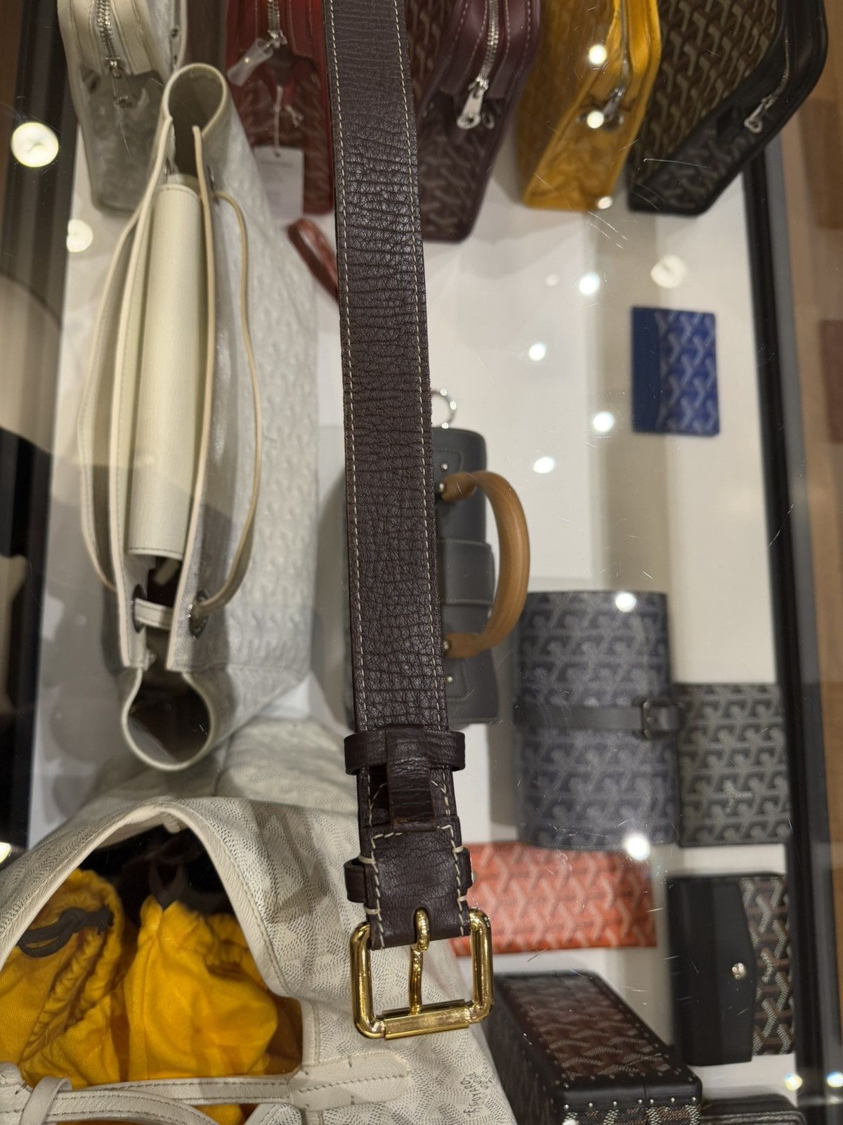 Louis Vuitton Louis Vuitton Canvas Leather Monogram Belt - Brown Size 32 - 3 Thumbnail