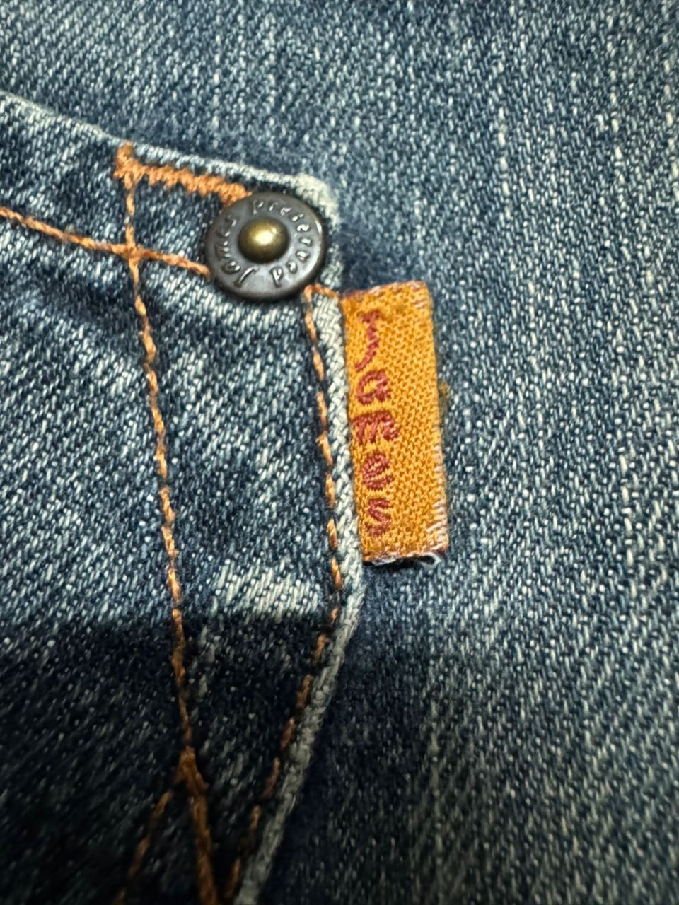 Japanese Brand VINTAGE 2000s JAMES MUD WASHED BELL BOTTOM Size US 27 - 13 Thumbnail
