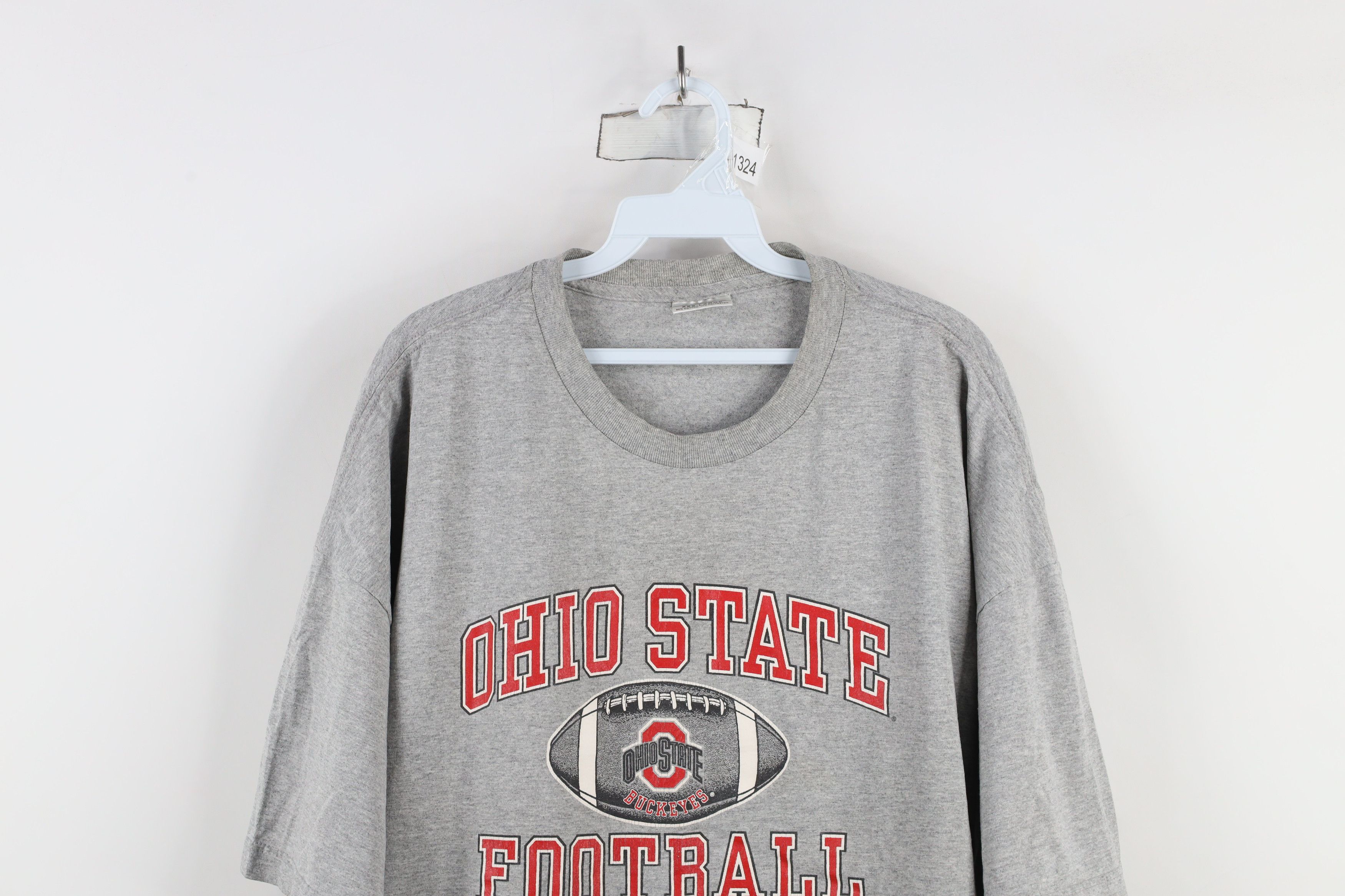 Vintage Vintage 90s Ohio State University Short Sleeve T-Shirt Size US XXL / EU 58 / 5 - 2 Thumbnail