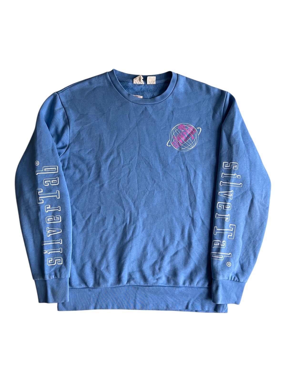 Levi's × Levi's Made & Crafted Y2K Levis Silvertab Logo Graphic Sleeve Pullover Sweatshirt Size US M / EU 48-50 / 2 - 3 Thumbnail