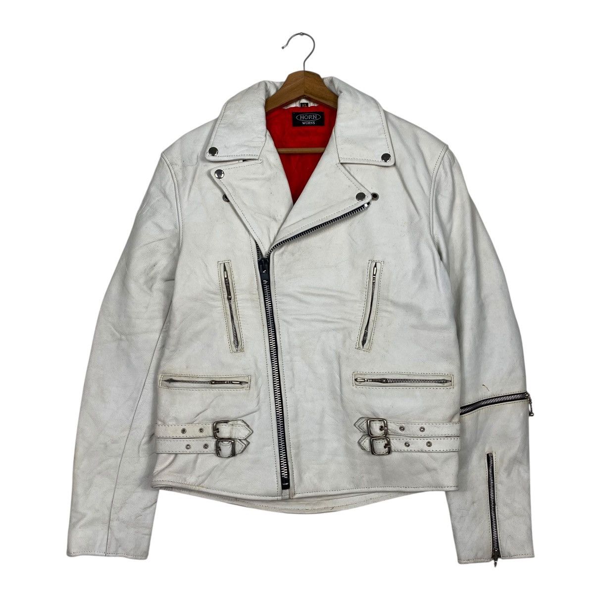Genuine Leather × Vintage Double Collar leather jacket Size US S / EU 44-46 / 1 - 1 Thumbnail