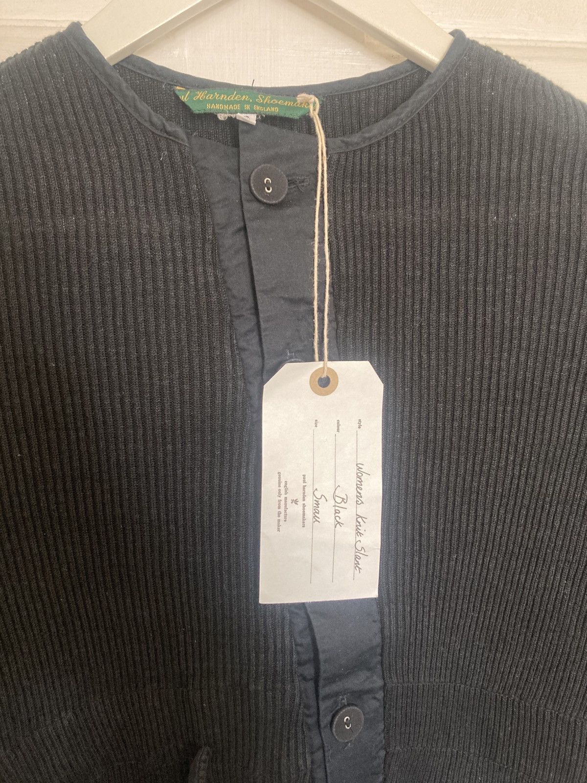 Paul Harnden Shoemakers Paul Harnden Slant Shirt Black Knit - Size S - New Size S / US 4 / IT 40 - 3 Thumbnail