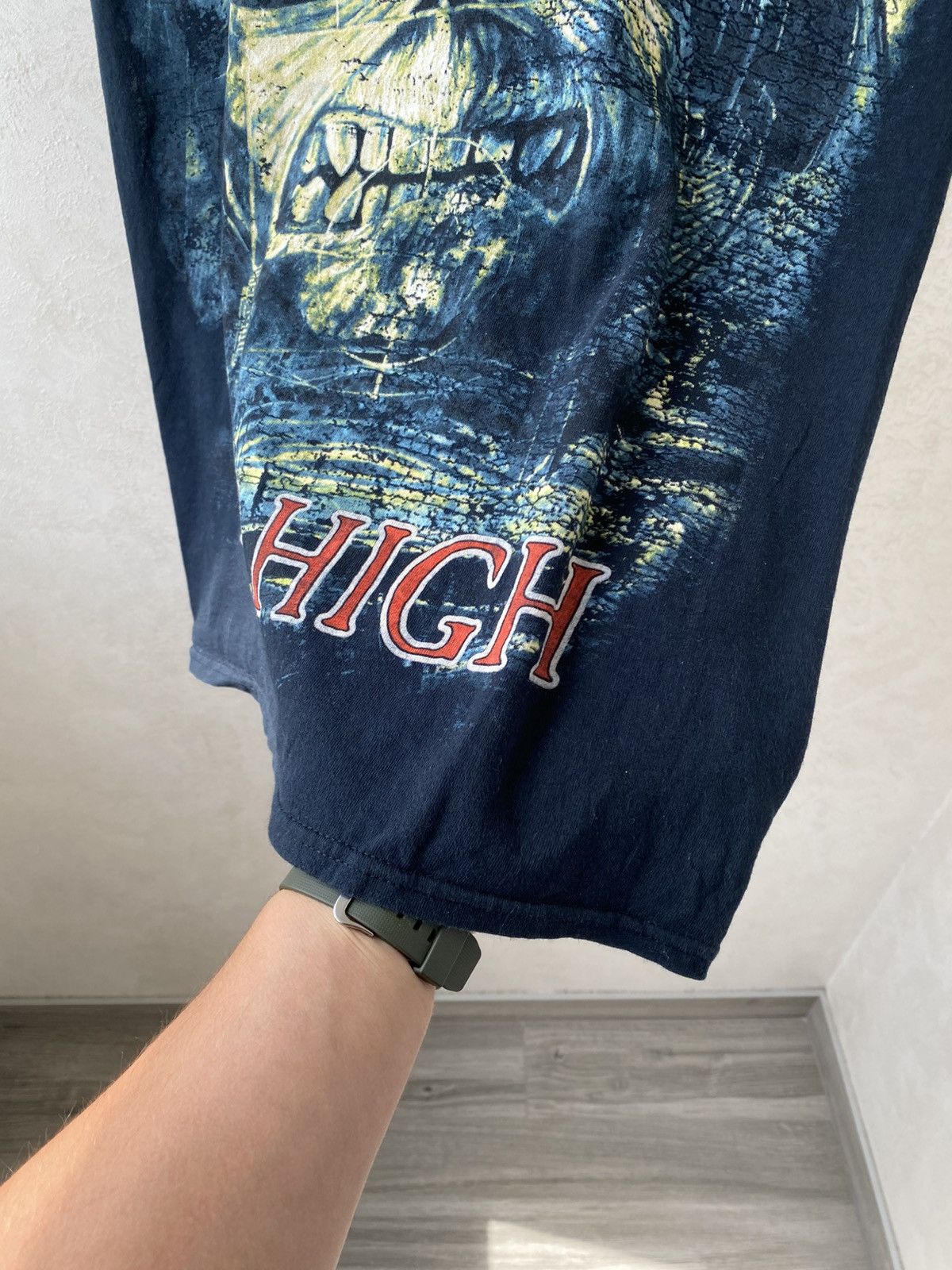 Vintage Vintage Iron Maiden Aces High Band Graphic Print T Shirt M Size US M / EU 48-50 / 2 - 10 Thumbnail