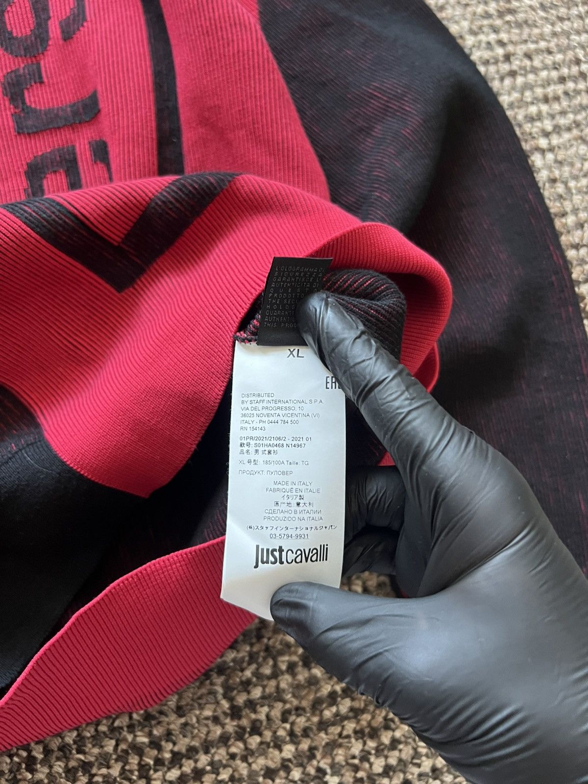 Just Cavalli Just Cavalli Avant garde Luxury Sweatshirt 3D Logo Size US XL / EU 56 / 4 - 12 Thumbnail