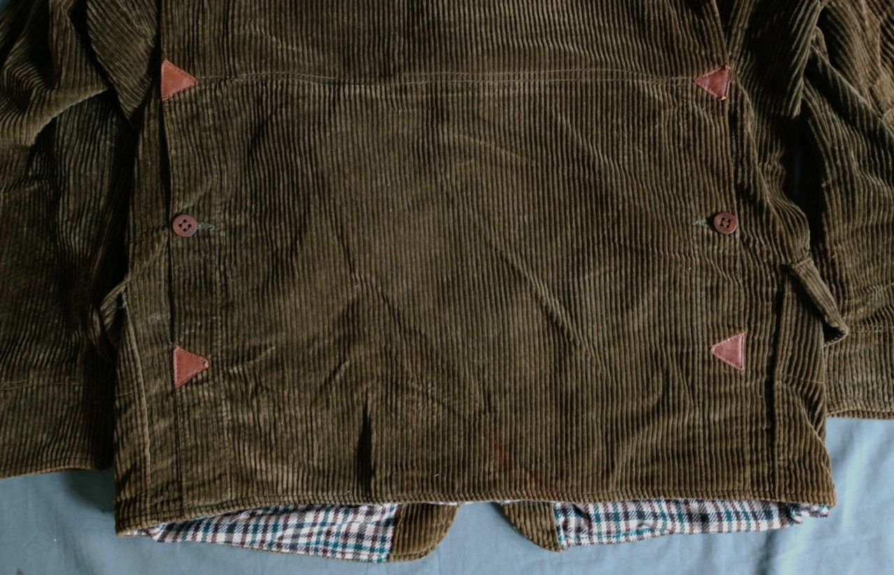 Hunter Vintage 50s France Corduroy Heavy Jacket. Size US XL / EU 56 / 4 - 7 Thumbnail