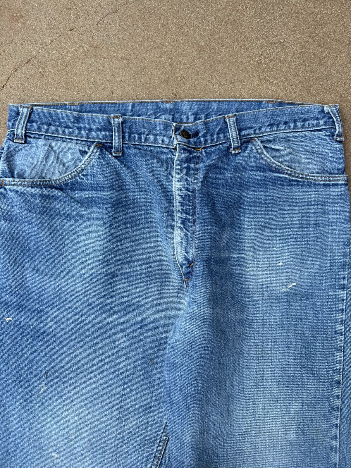 Levi's Vtg 70’s Levi’s 646 Orange Tab Bellbottom Flare Jeans 38x27 Size US 38 / EU 54 - 4 Thumbnail
