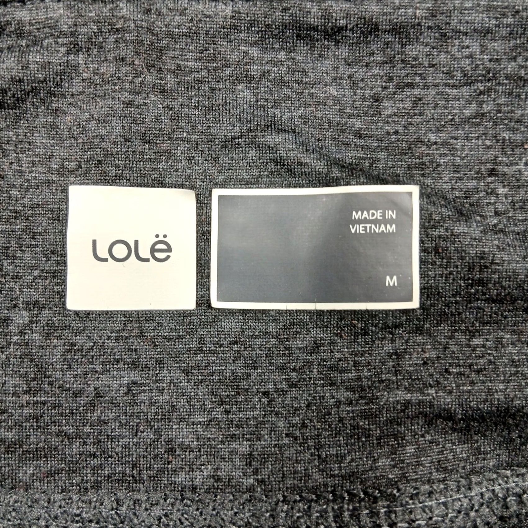 Vintage VINTAGE Lole Eliana Jogger Pants Mens M Charcoal Grey EUC/Gray Knit Elastic Waist Drawstring Pockets Size US 31 - 4 Thumbnail