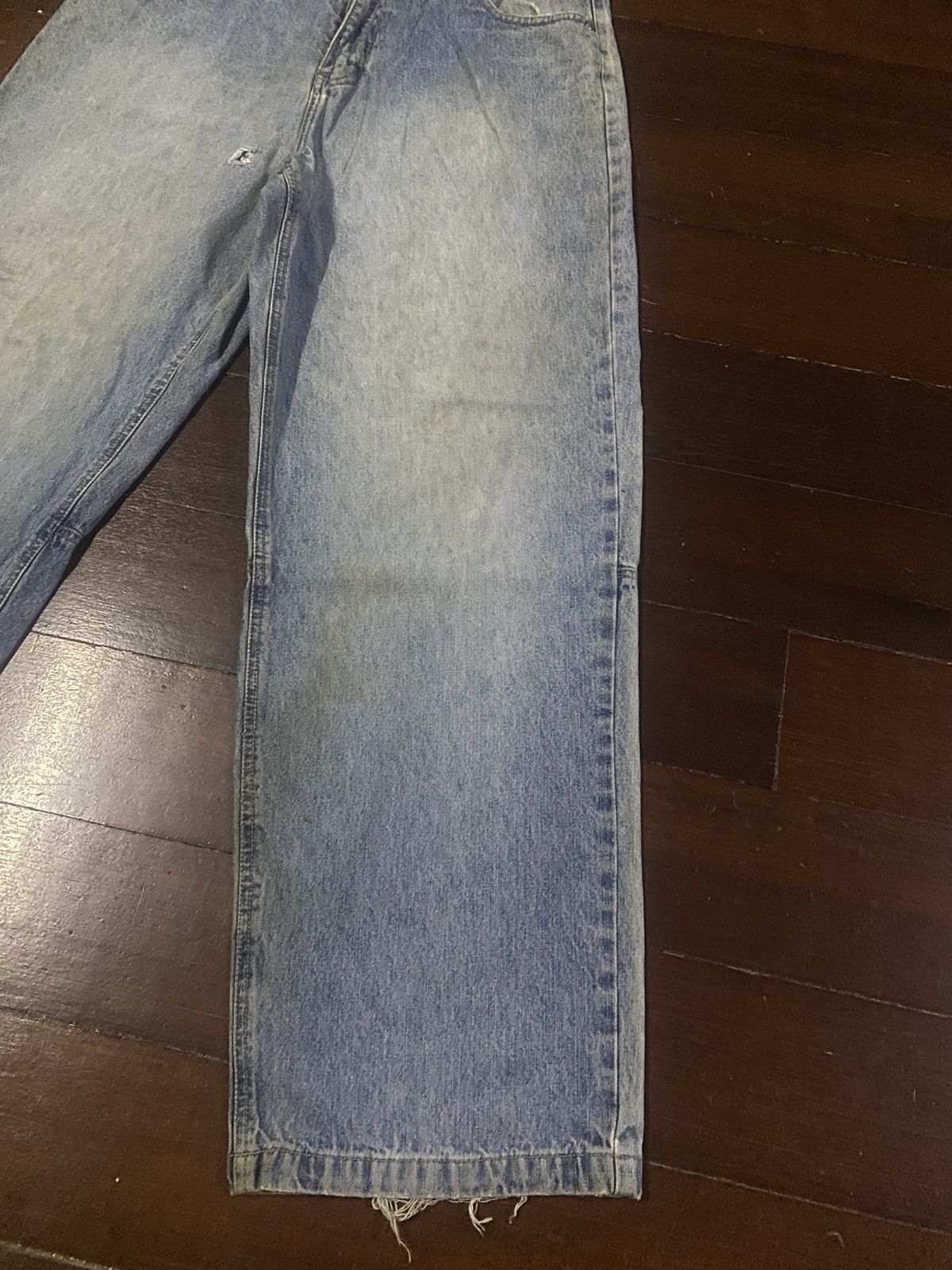 Anchor Blue × Southpole Fire vintage southpole wideleg baggy distressed mud wash Size US 34 / EU 50 - 4 Thumbnail