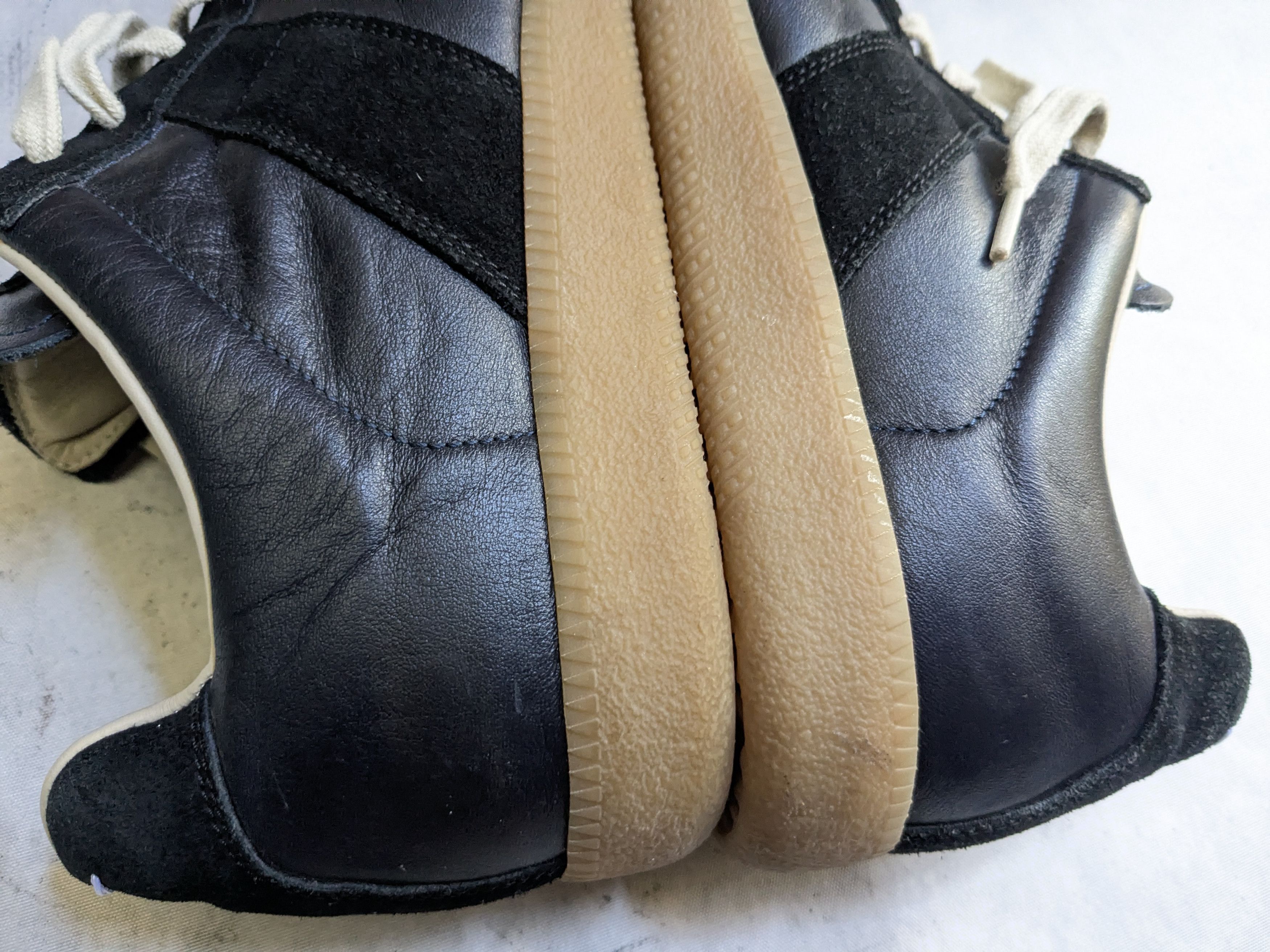 Maison Margiela Maison Margiela Replica GAT Black Navy Blue 11 44 Gum Size US 11 / EU 44 - 14 Thumbnail