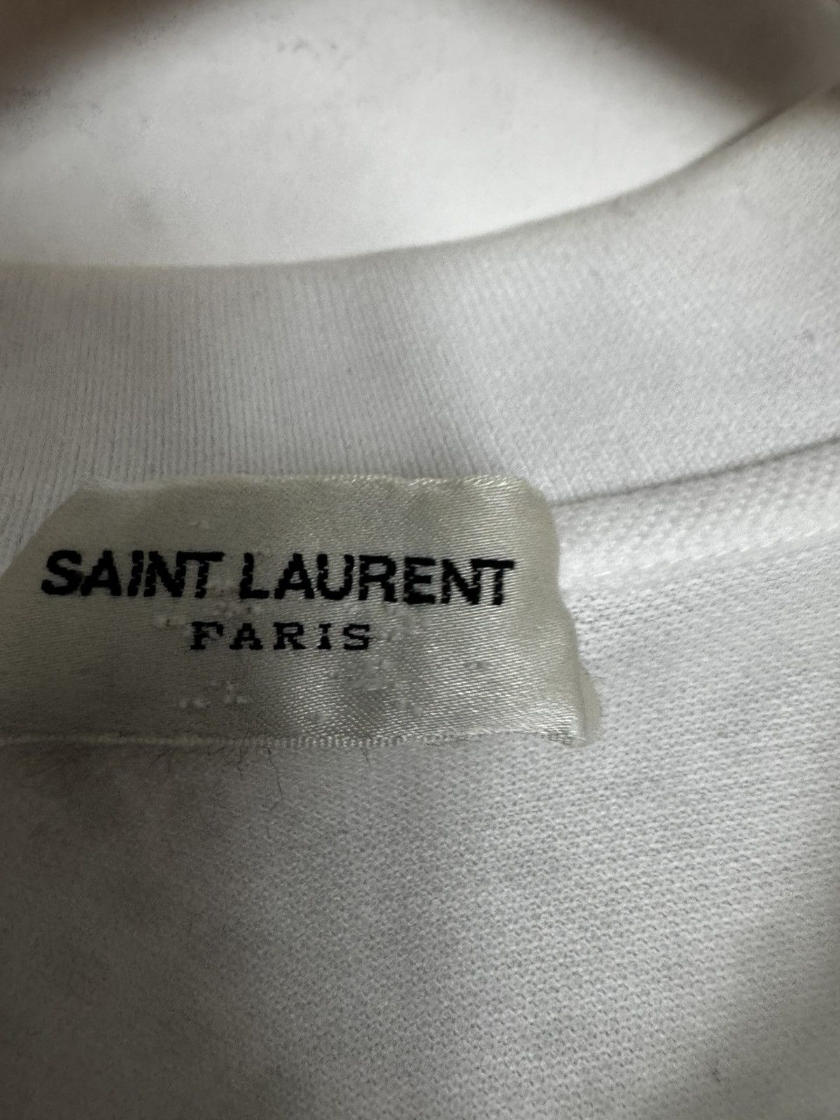 Saint Laurent Paris Logo Polo Size US M / EU 48-50 / 2 - 2 Thumbnail