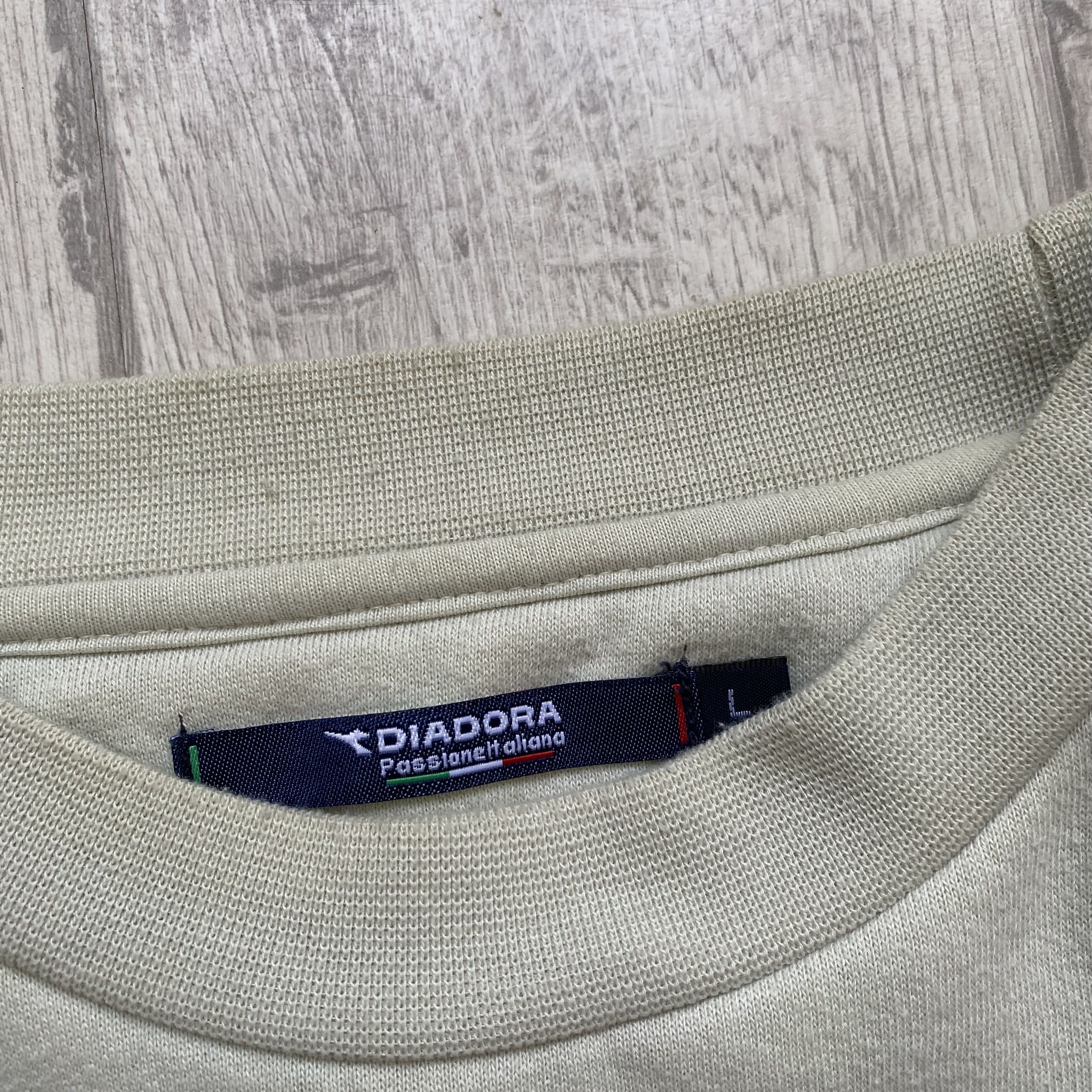 Diadora Vintage 90s Diadora Heavy Boxy sweatshirt Y2K Size US M / EU 48-50 / 2 - 6 Thumbnail