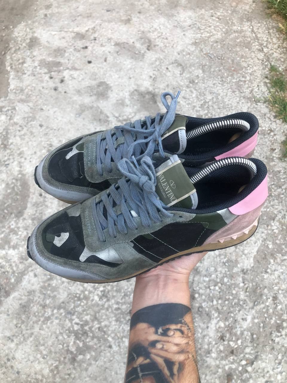 Valentino Vintage Valentino Garavani Italian Designer Sneakers Y2K 90s Size US 6.5 / EU 39-40 - 2 Thumbnail