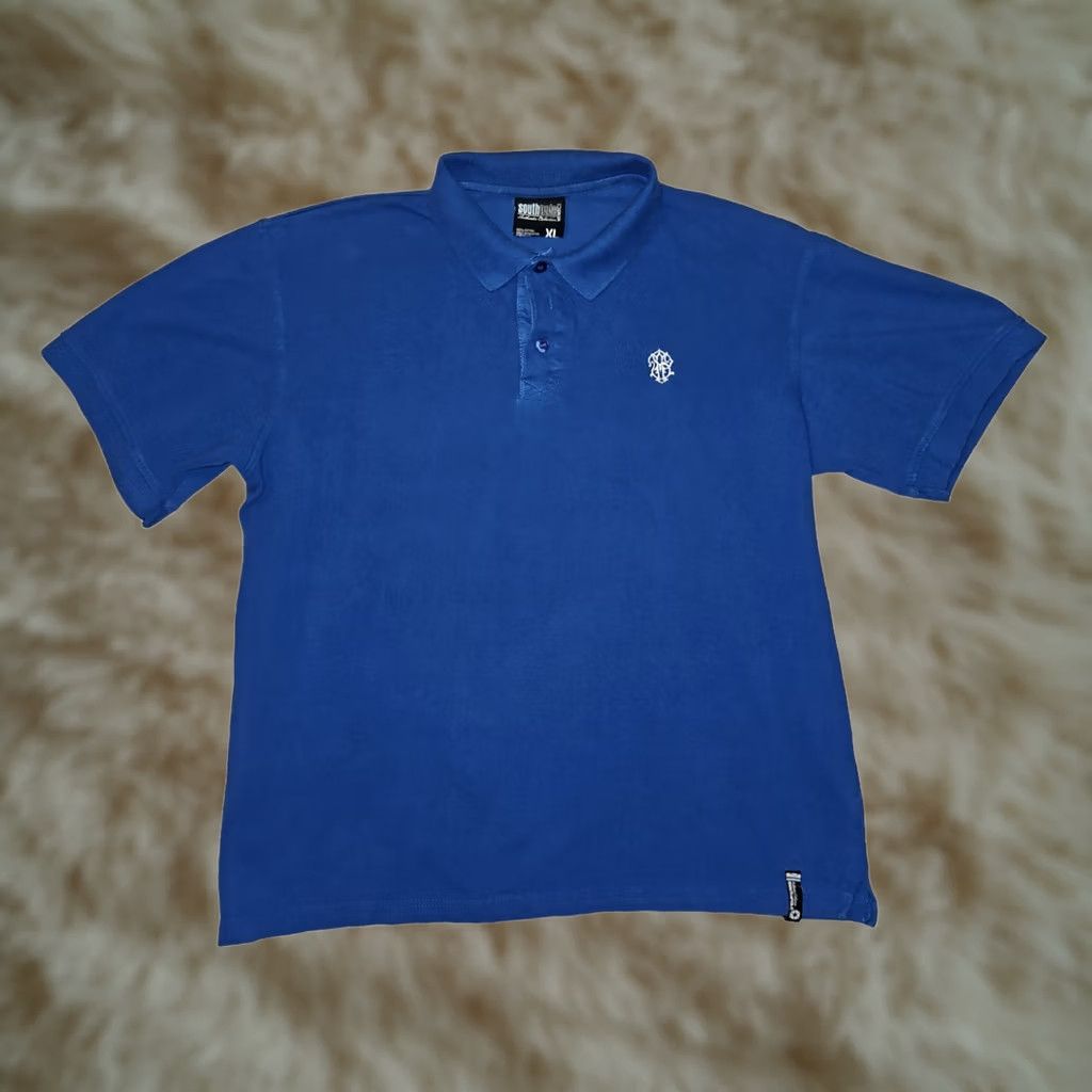 Southpole VINTAGE Southpole Polo Shirt Men XL Short Sleeve Blue Embroidered 90s Hip Hop Preppy Shirt Mens XL Blue Embroidered Hip Hop Polo Size US XL / EU 56 / 4 - 1 Thumbnail
