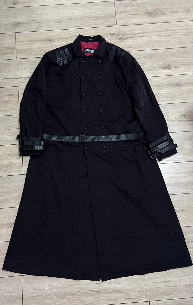 Other Gothicana by EMP Army Gothic Long Trench Coat sz 5XL Black Size US XXL / EU 58 / 5 - 9 Thumbnail