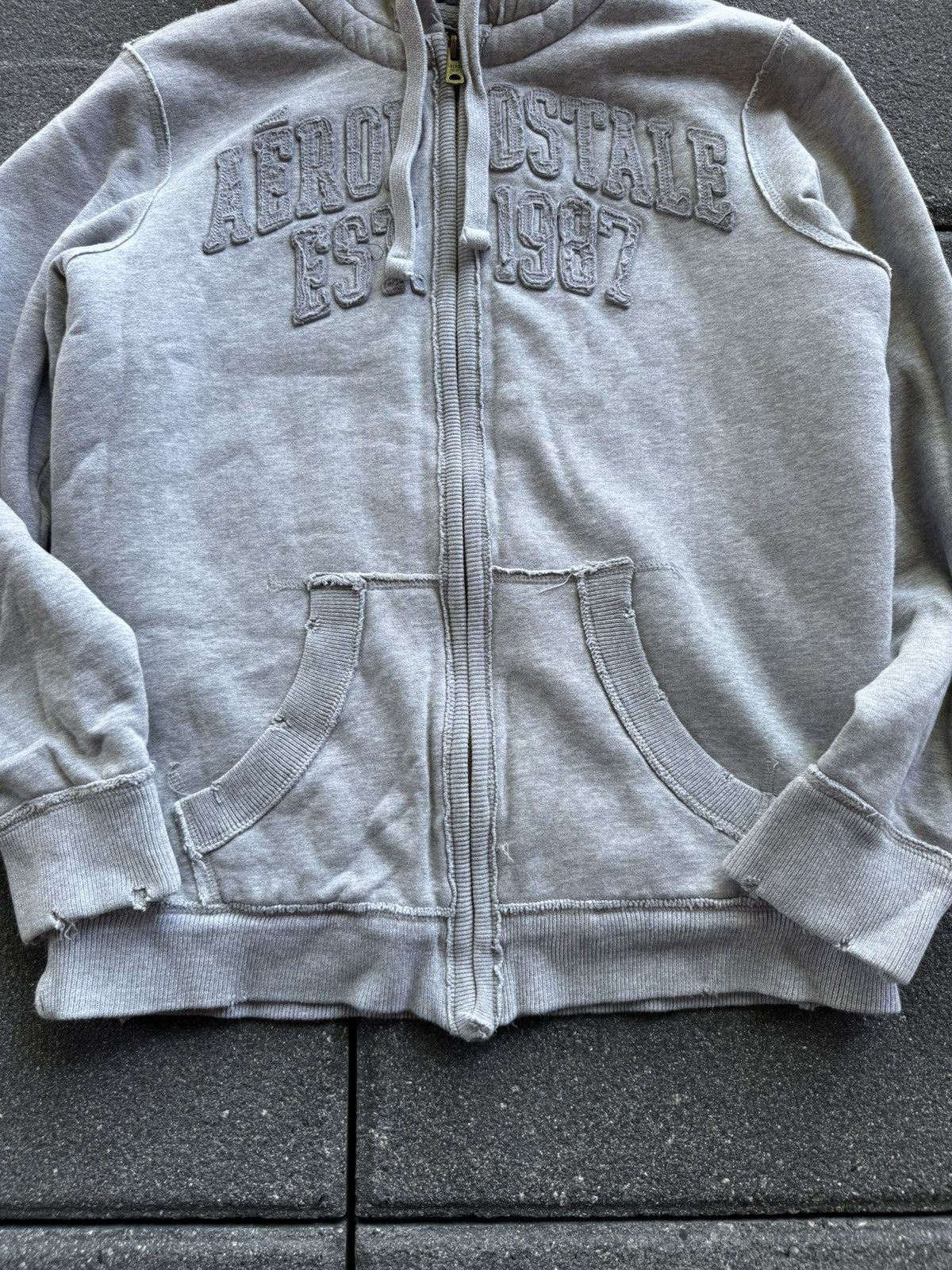 Aeropostale CRAZY Y2K AEROPOSTALE SHERPA ZIP UP Size S / US 4 / IT 40 - 3 Thumbnail