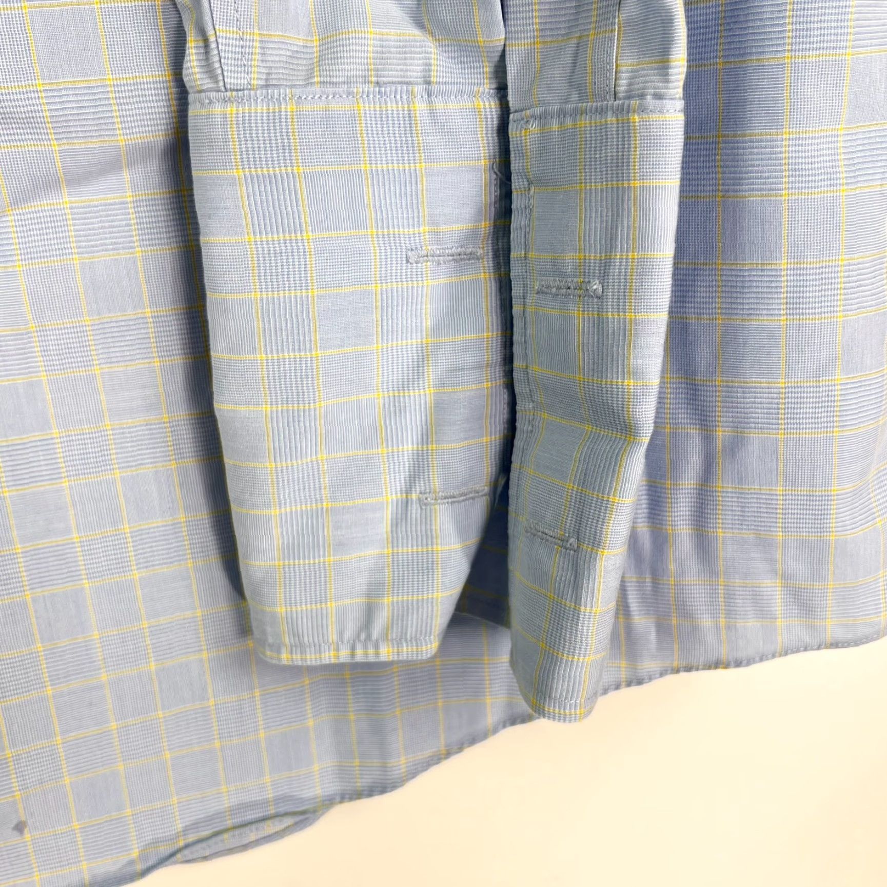 Brooks Brothers VINTAGE Brooks Brothers SHIRT Mens Slim Fit Check Pattern Button Up Chest 52 in Blue 16-34 Classic 90s Mens Size US L / EU 52-54 / 3 - 7 Thumbnail