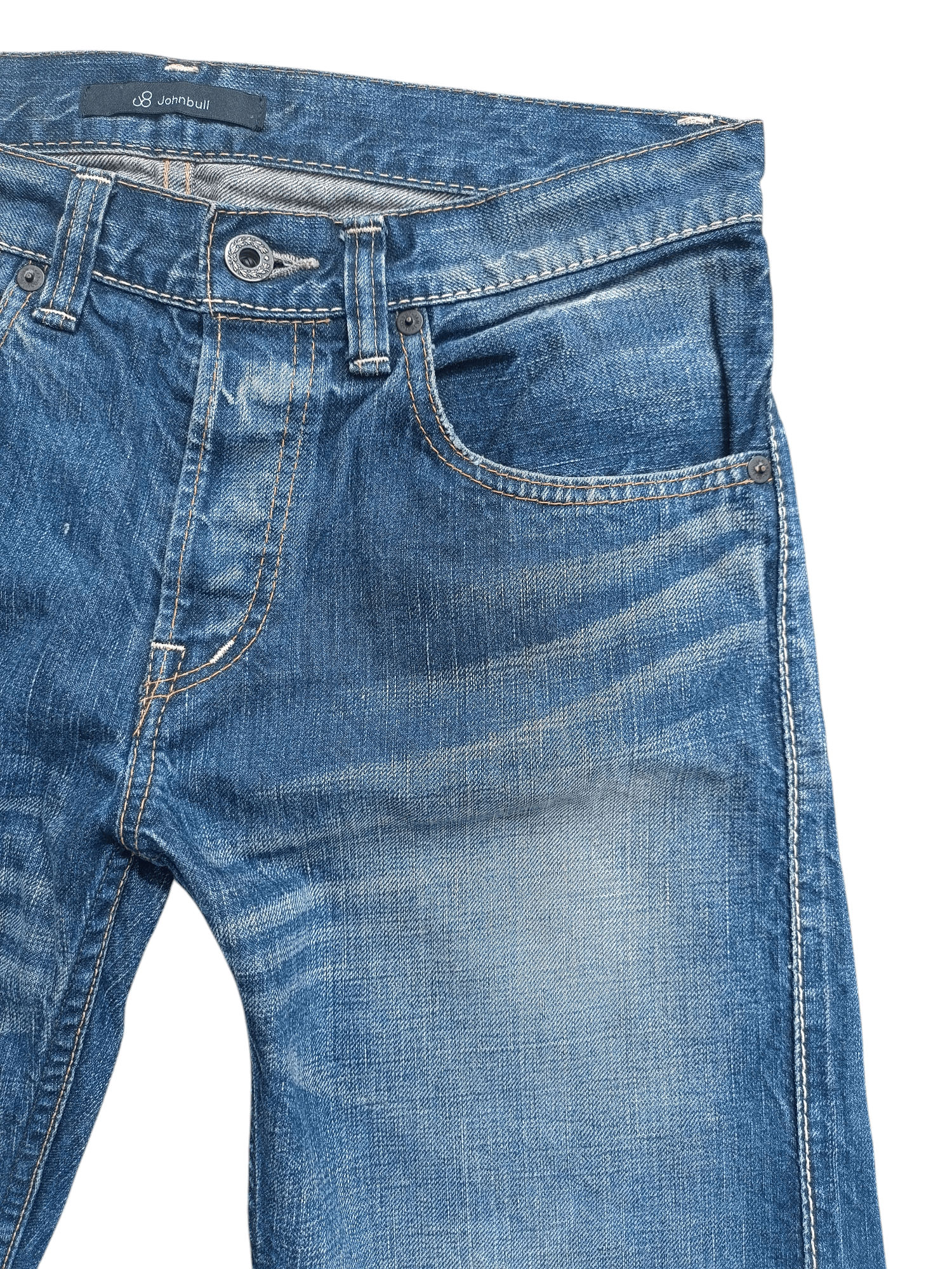 Japanese Brand × Johnbull Johnbull Redline Selvedge Heavy Denim Buttonfly Jeans Size US 30 / EU 46 - 11 Thumbnail